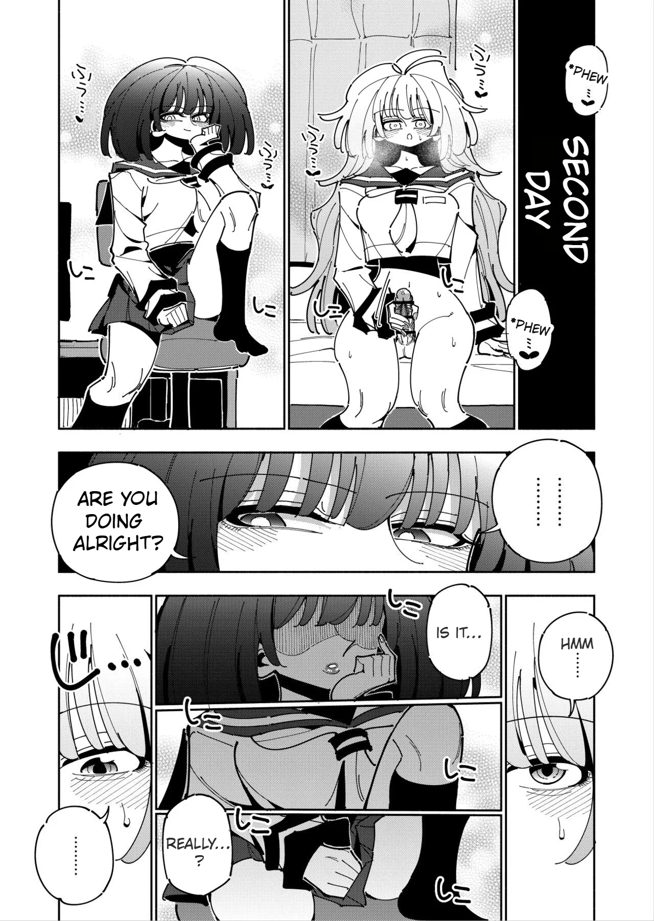 Shizuku and Shiori IF (First Part) -Learn in Five Days! A Guide to Futanari Masturbation-(1st to 2nd day) Page 25