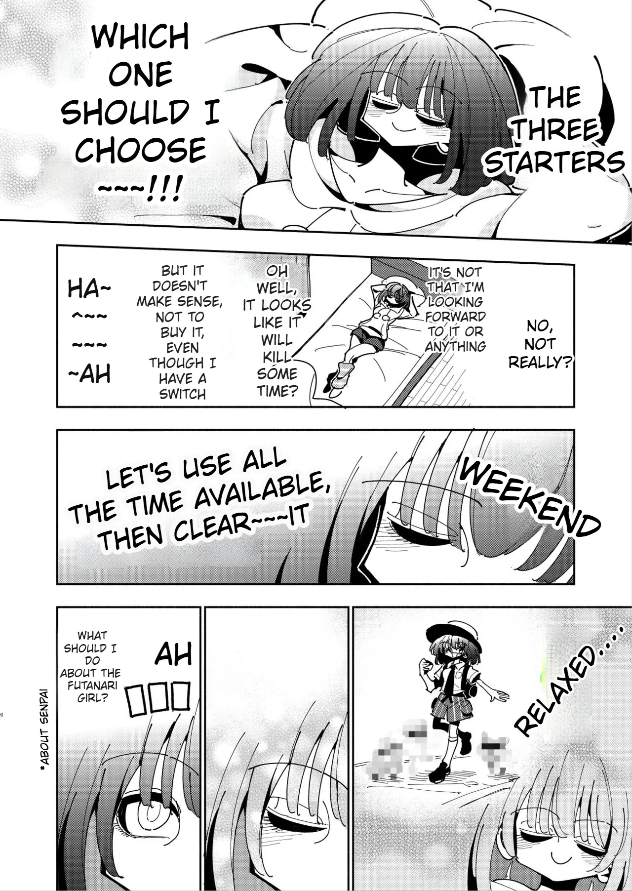 Shizuku and Shiori IF (First Part) -Learn in Five Days! A Guide to Futanari Masturbation-(1st to 2nd day) Page 3