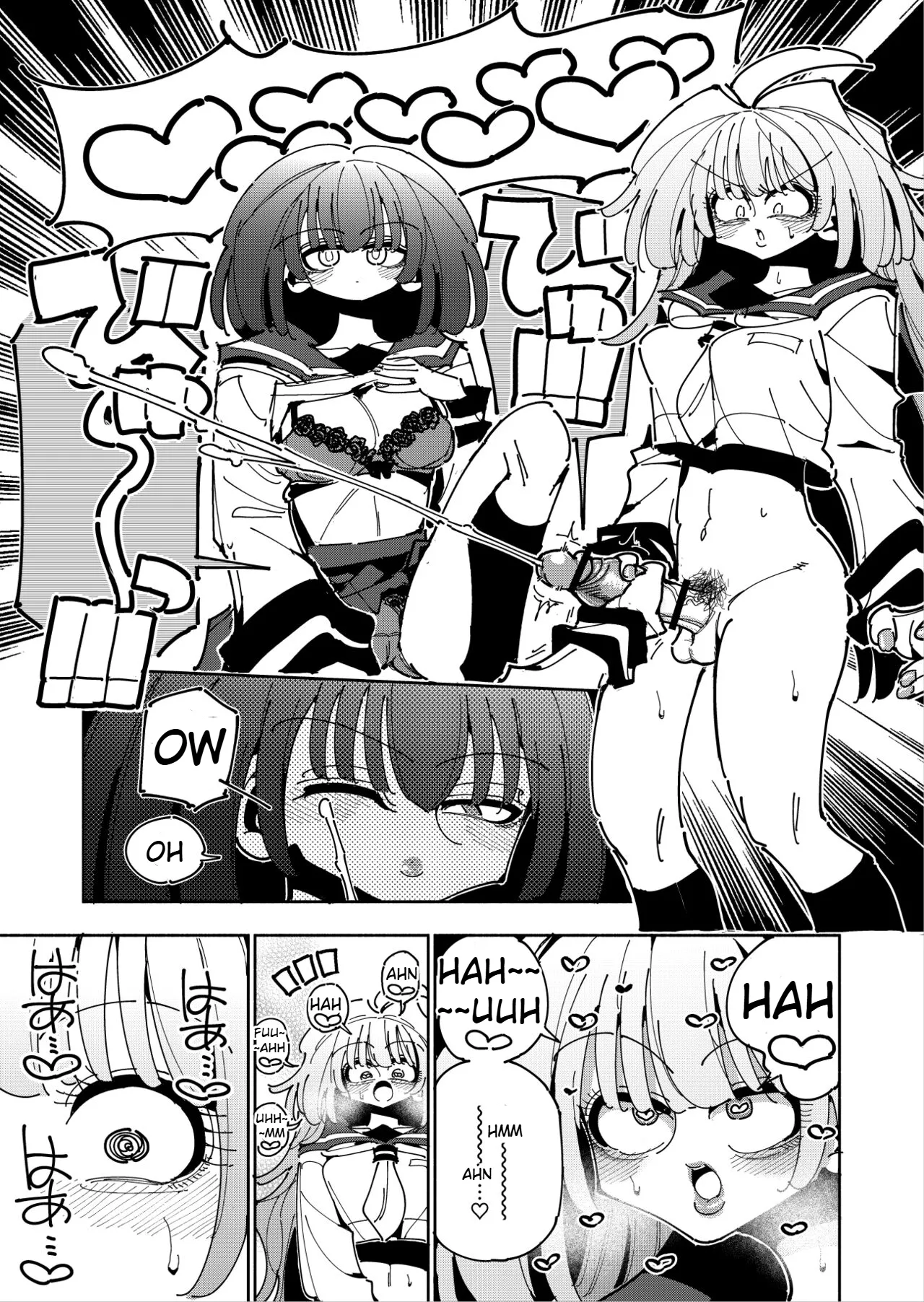 Shizuku and Shiori IF (First Part) -Learn in Five Days! A Guide to Futanari Masturbation-(1st to 2nd day) Page 34