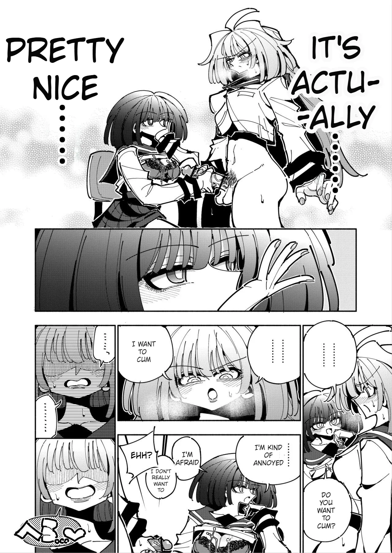 Shizuku and Shiori IF (First Part) -Learn in Five Days! A Guide to Futanari Masturbation-(1st to 2nd day) Page 41
