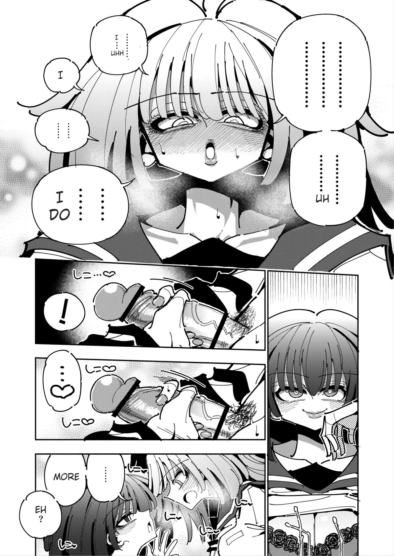 Shizuku and Shiori IF (First Part) -Learn in Five Days! A Guide to Futanari Masturbation-(1st to 2nd day) Page 43