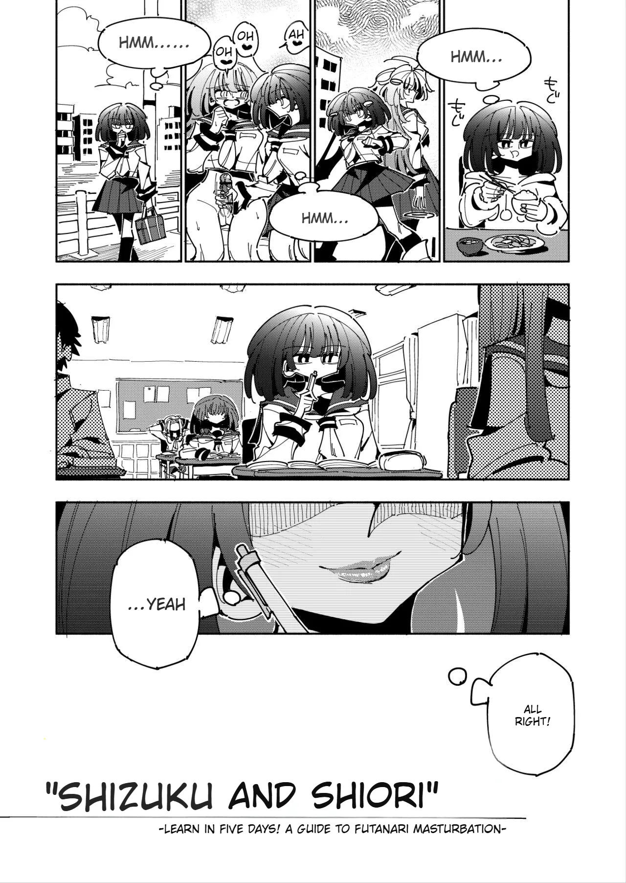 Shizuku and Shiori IF (First Part) -Learn in Five Days! A Guide to Futanari Masturbation-(1st to 2nd day) Page 6