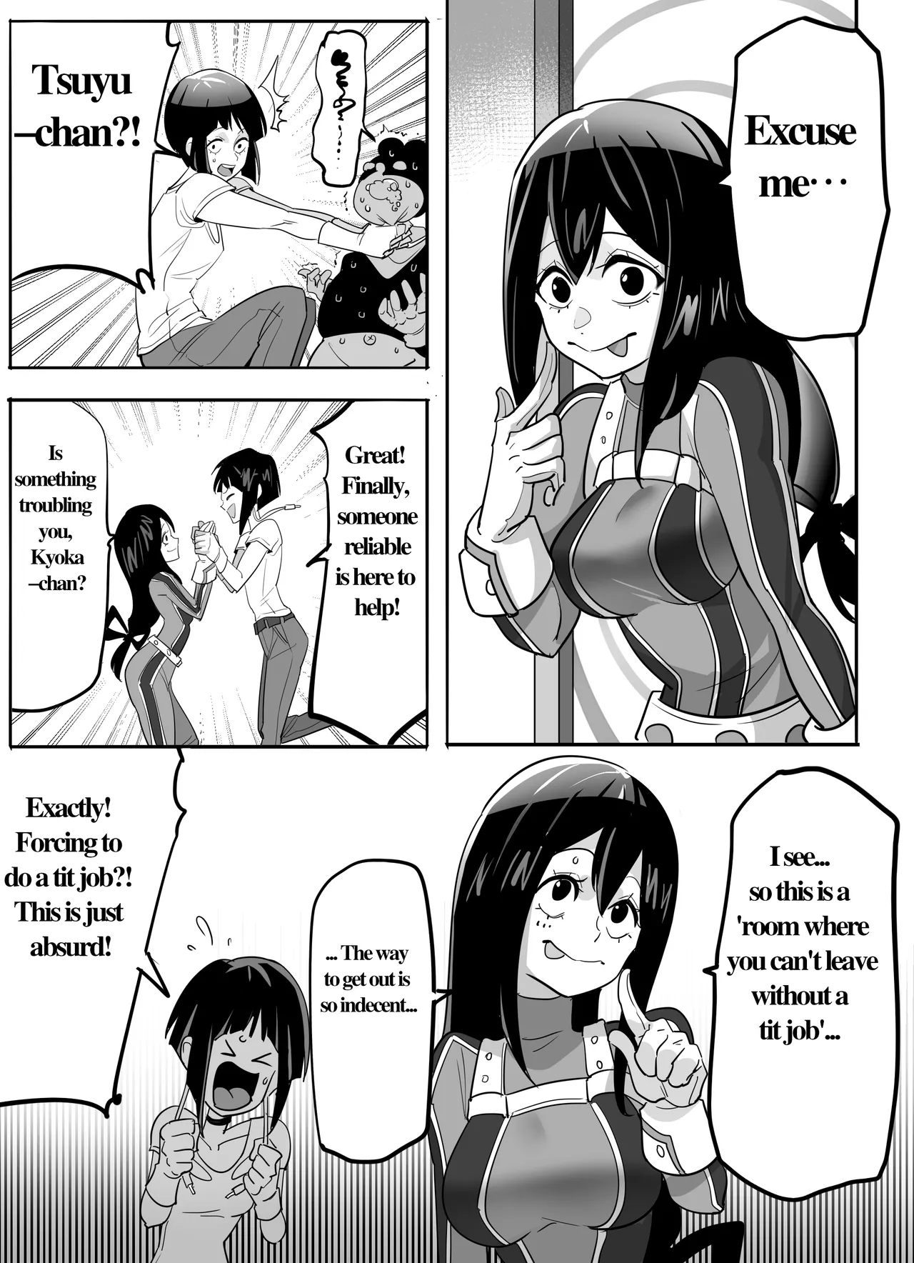 The room you can't leave unless you do a titjob Page 11