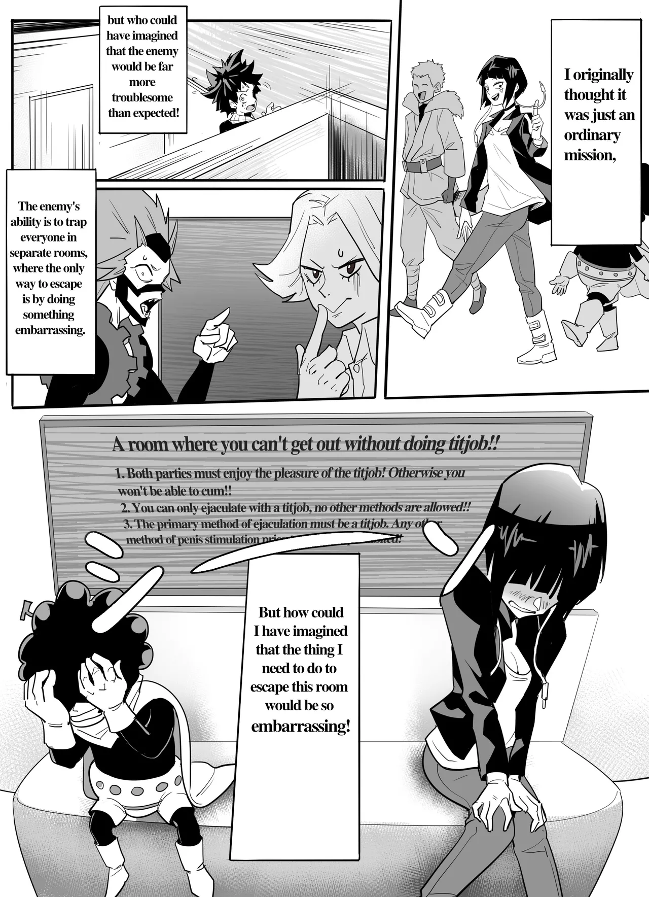 The room you can't leave unless you do a titjob Page 2