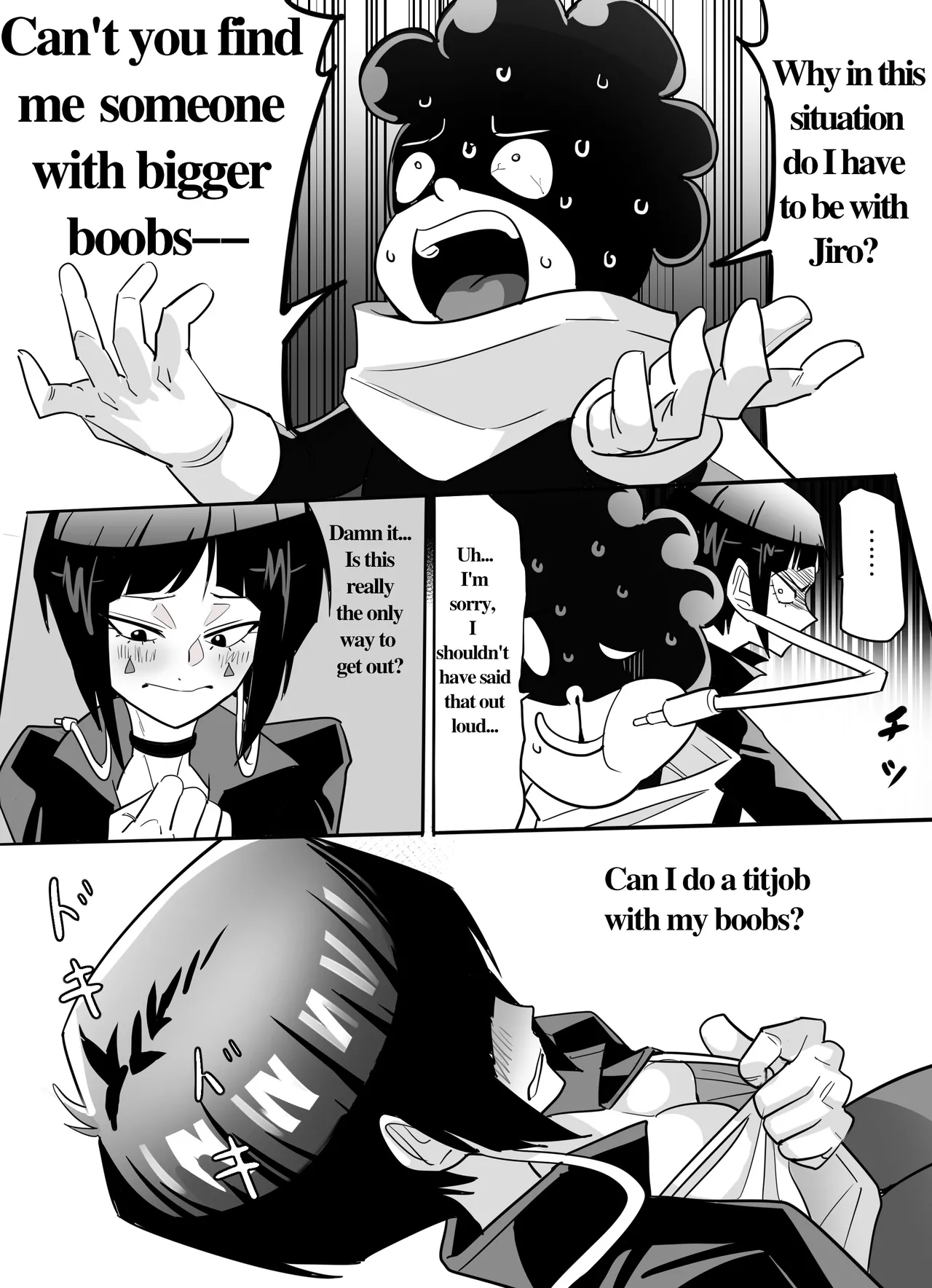 The room you can't leave unless you do a titjob Page 3
