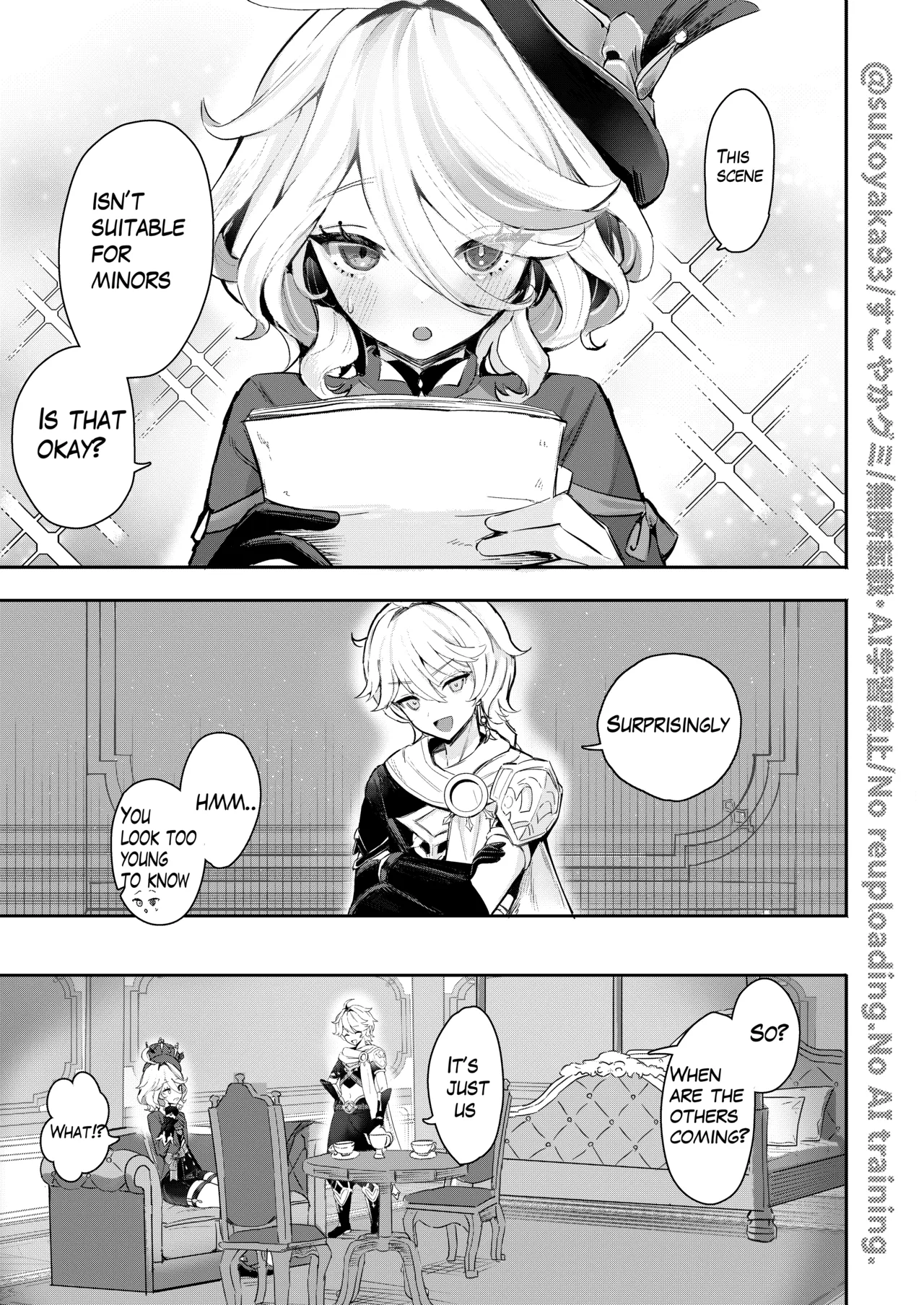 [GlowMercury (Sukoyakagumi)]Otona no Tetosia - The Tabletop Troupe for adults only(Genshin Impact) [English] [Digital] Page 3