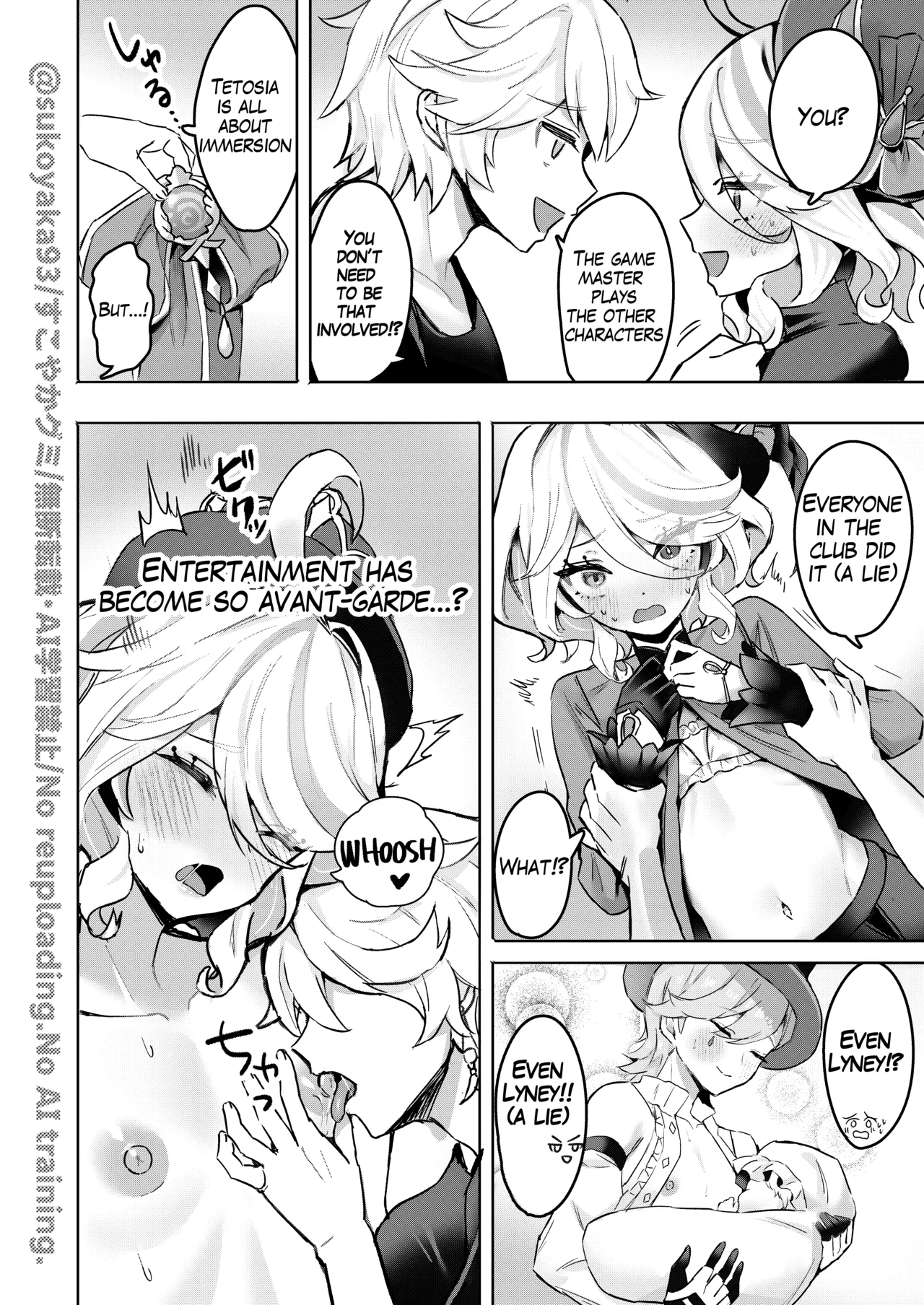 [GlowMercury (Sukoyakagumi)]Otona no Tetosia - The Tabletop Troupe for adults only(Genshin Impact) [English] [Digital] Page 8