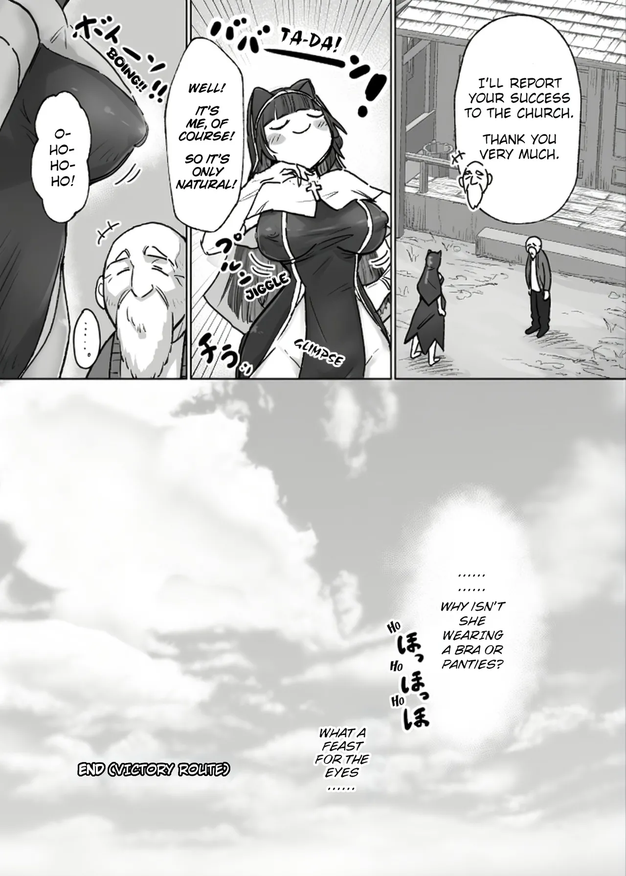 [Neruhitsuji]Joutai Ijou Taisei Sister-san to Taisei Kantsuu Saimin Kurage | "Abnormal Status"-Resistant Nun vs. Resistance-Penetrating Hypnotic Jellyfish[English] Page 35