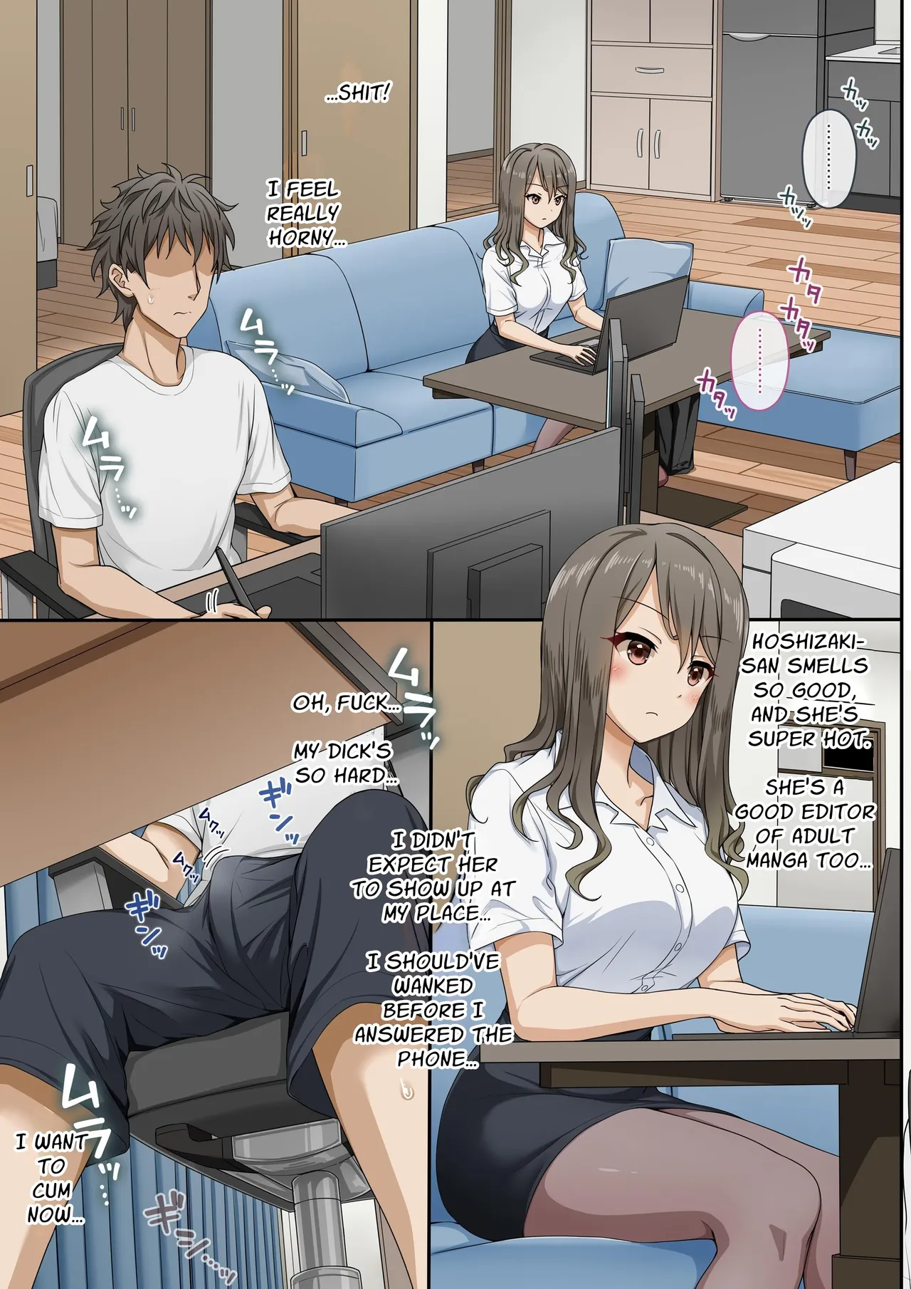 [Erostellus (Miel)]Sawayaki Bijin no Ero Manga Henshuu-san ni Nukimakutte Morai nagara Genkou Ganbaru Hanashi | Meet The Draft Deadline While Your Beautiful Busybody Erotic Manga Editor Lends A "Helping Hand"[English] [Solid Rose] [Digital] Page 6