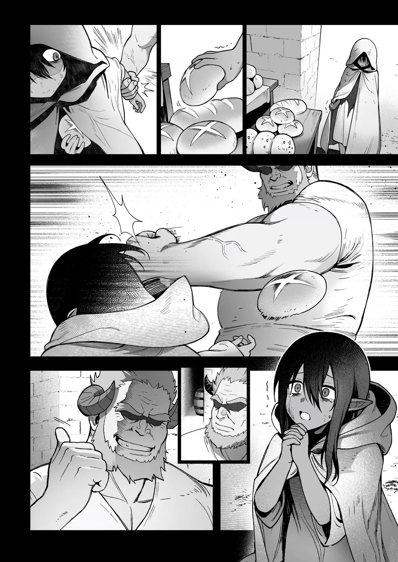 [Master of Tea & Chaos Studio (Sencha Bashira, Mugicha Bashira)]Yosei Shoukan 3-goushitsu Lacy ~Kasshoku Hada Elf o Shimei Shita Dotei Orc~ 1[English] [Comics EnjoyerTranslation] [Decensored] Page 28