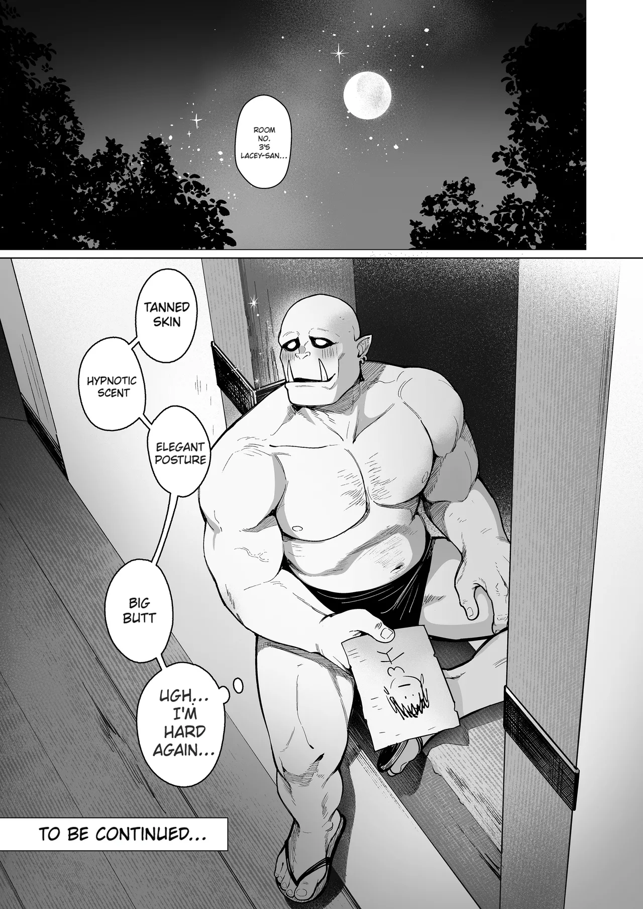 [Master of Tea & Chaos Studio (Sencha Bashira, Mugicha Bashira)]Yosei Shoukan 3-goushitsu Lacy ~Kasshoku Hada Elf o Shimei Shita Dotei Orc~ 1[English] [Comics EnjoyerTranslation] [Decensored] Page 46