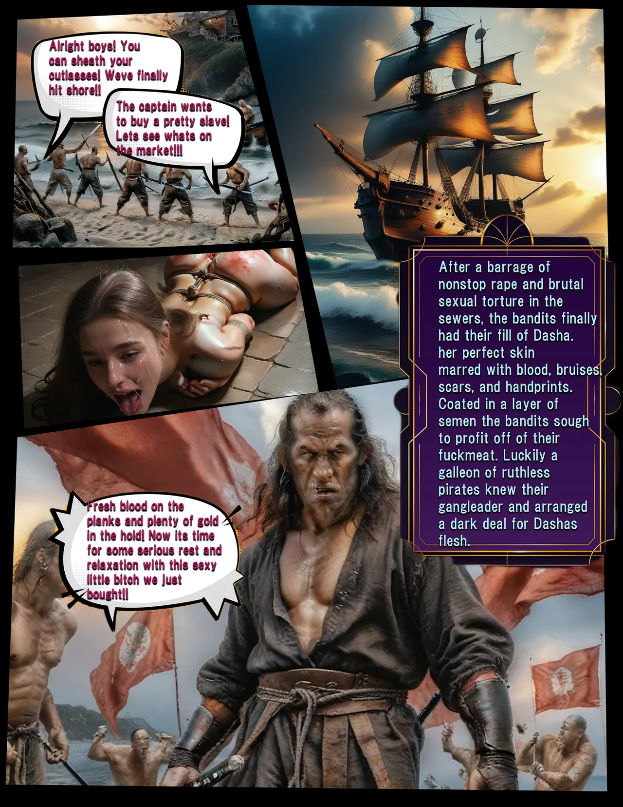 Dungeons and Heroines, Dasha the Ravished Bride[AI generated] Page 19