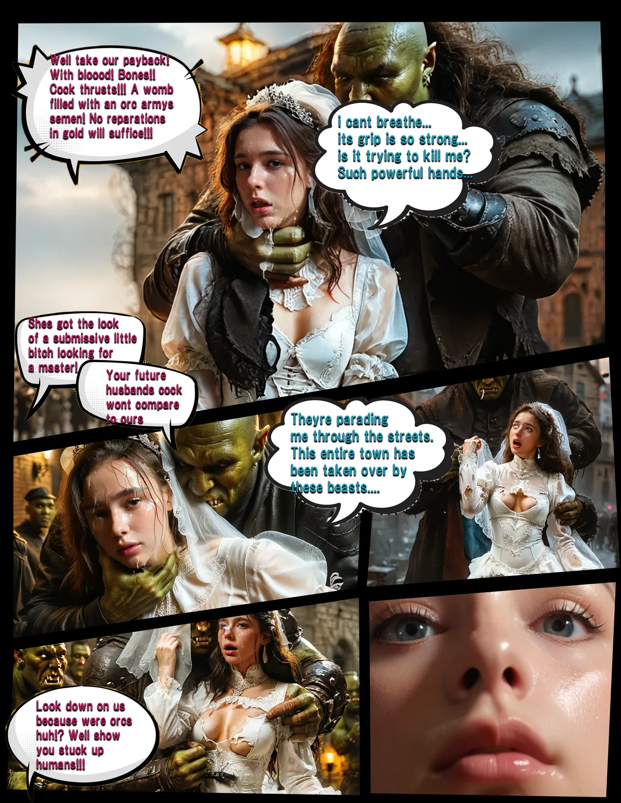 Dungeons and Heroines, Dasha the Ravished Bride[AI generated] Page 7