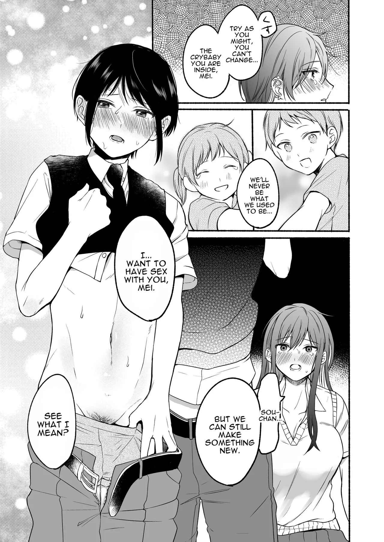 [Chilukuni (Onaka Emi)]Seiki Gyakuten 2 Osananajimi ni Modorenakute mo | Genital Swap 2 ~even if we cannot return to being friends~[English] [tsuyoshi] [Digital] Page 38