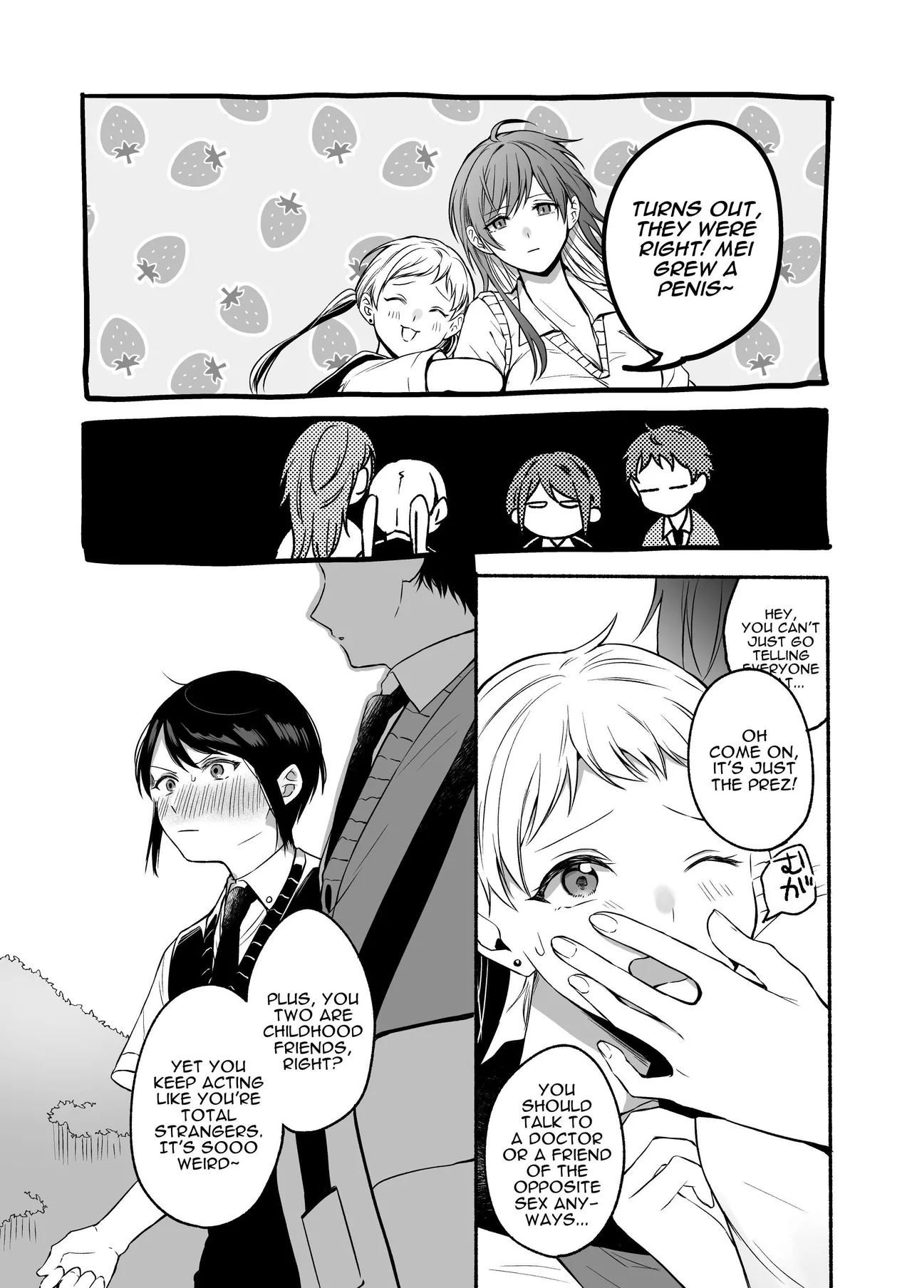 [Chilukuni (Onaka Emi)]Seiki Gyakuten 2 Osananajimi ni Modorenakute mo | Genital Swap 2 ~even if we cannot return to being friends~[English] [tsuyoshi] [Digital] Page 7