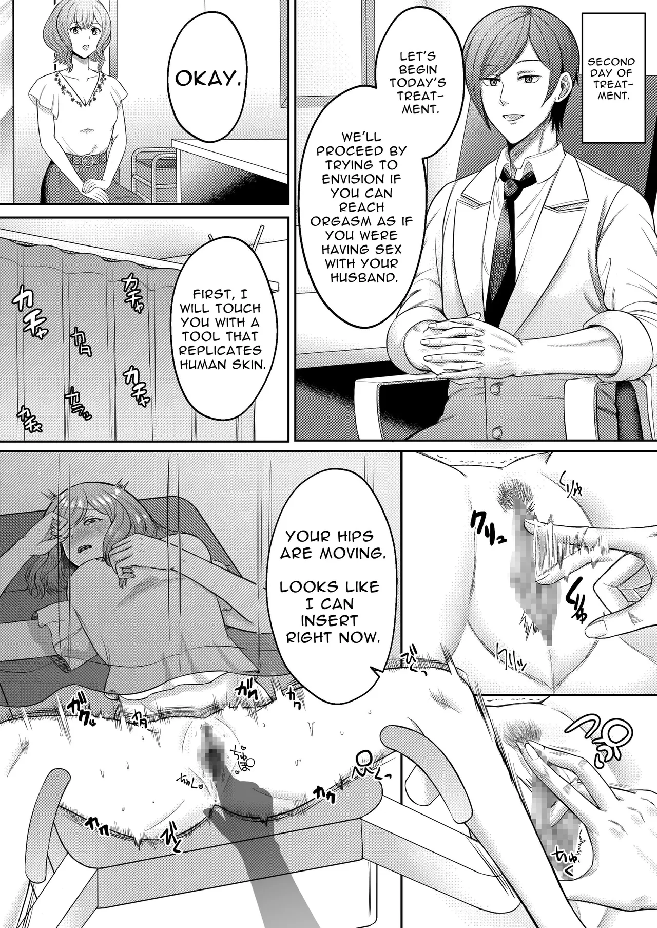[ENG Ver.]Perv Obstetrician's Treatment for Frigidity(Manga Ver.) Page 15