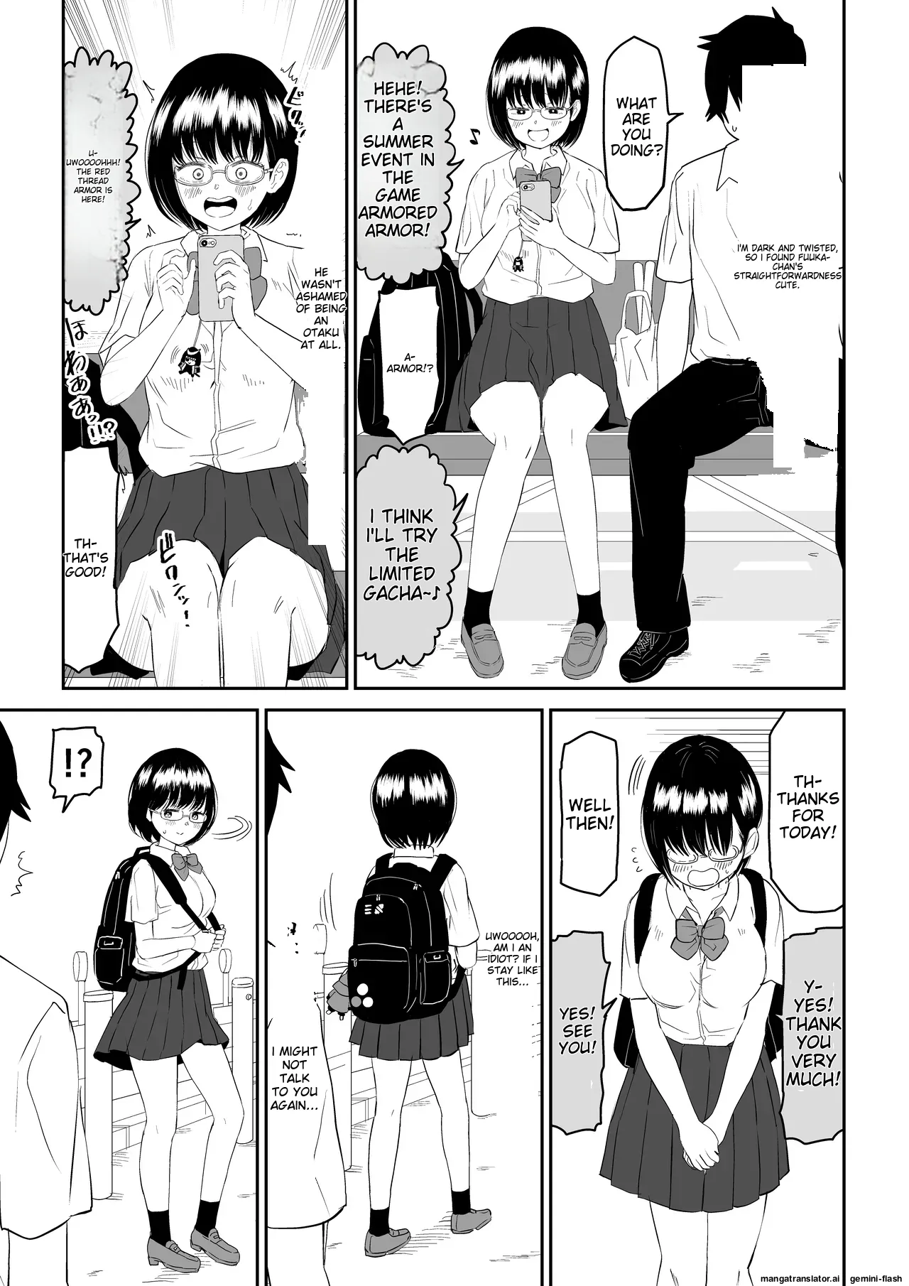 [Niji-Teru]Kouhai Otaku Tomodachi JK ga Kawai Sugirumon de![English] [MTL] Page 7