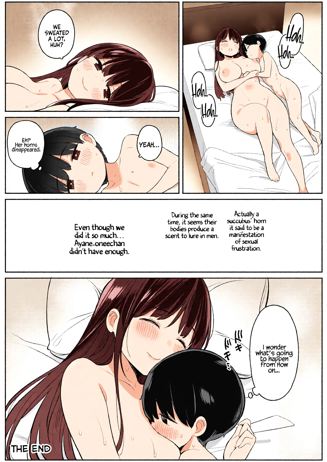 [Higuma-ya (Nora Higuma)]The Story of How The Big Sister Neighbor Squeezed My Semen Because She was a Succubus[English] [LumaNH] [AI Colored] Page 39