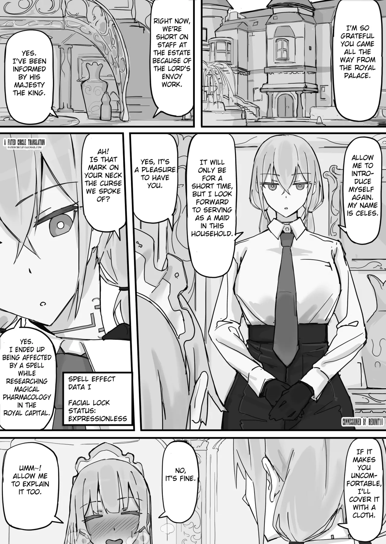 [Shirabe Shiki]Kanjou Seigen Meido (kari) 1[English] [Fated Circle] Page 1