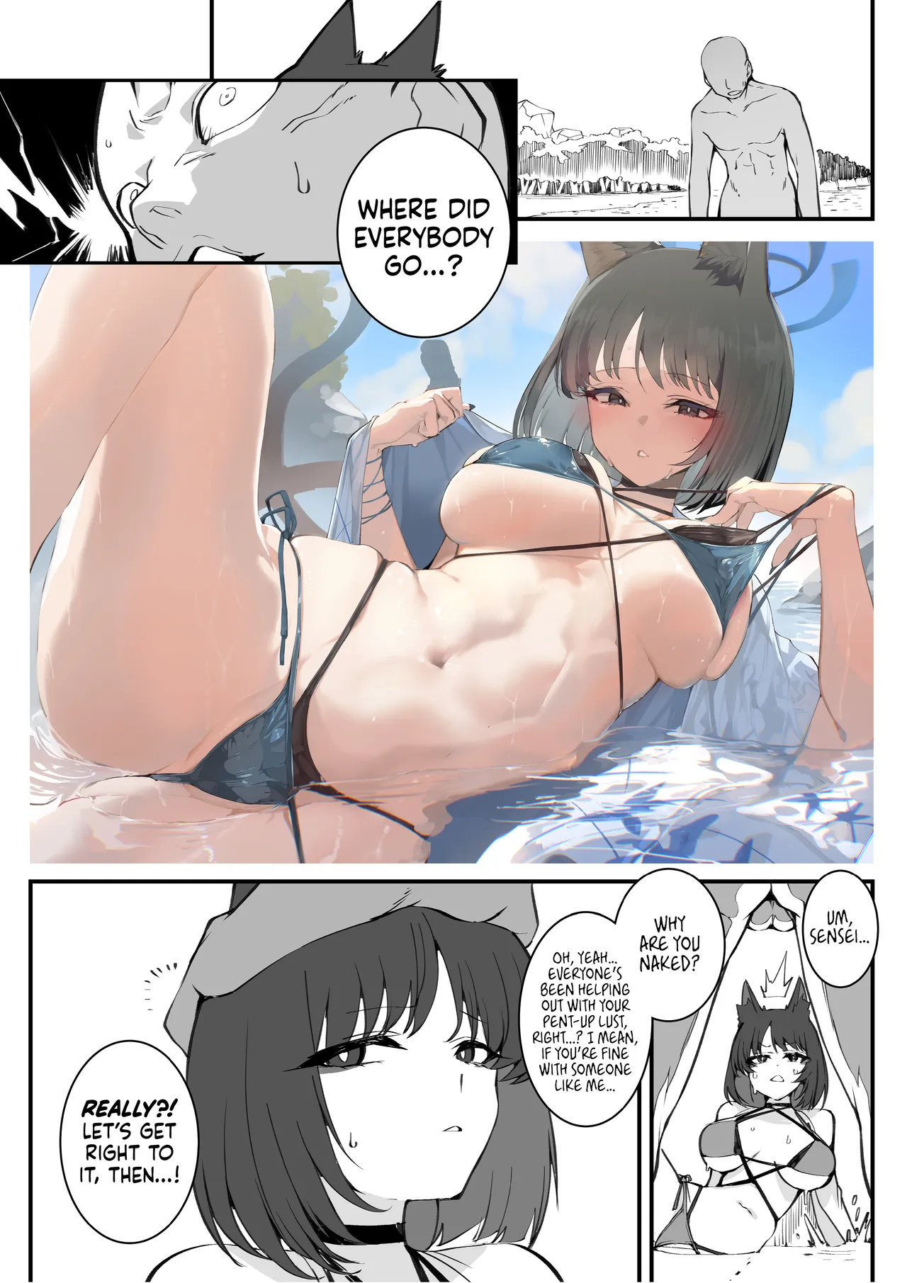 [Armadillo (Renji, Daiji)]Tamari ni Tamatta Seiyoku Uketomemasu Sensei no Koto ga Daisukidakara... Seishori Schedule Go-Youi Shimashita 4 ー I’ll Handle Your Pent-Up Lust! Sensei! We Really Love You, So... We’ve Come Up With A Way To... Relieve You❤ 4(Blue Archive) [English] [head empty] [Digital] Page 24