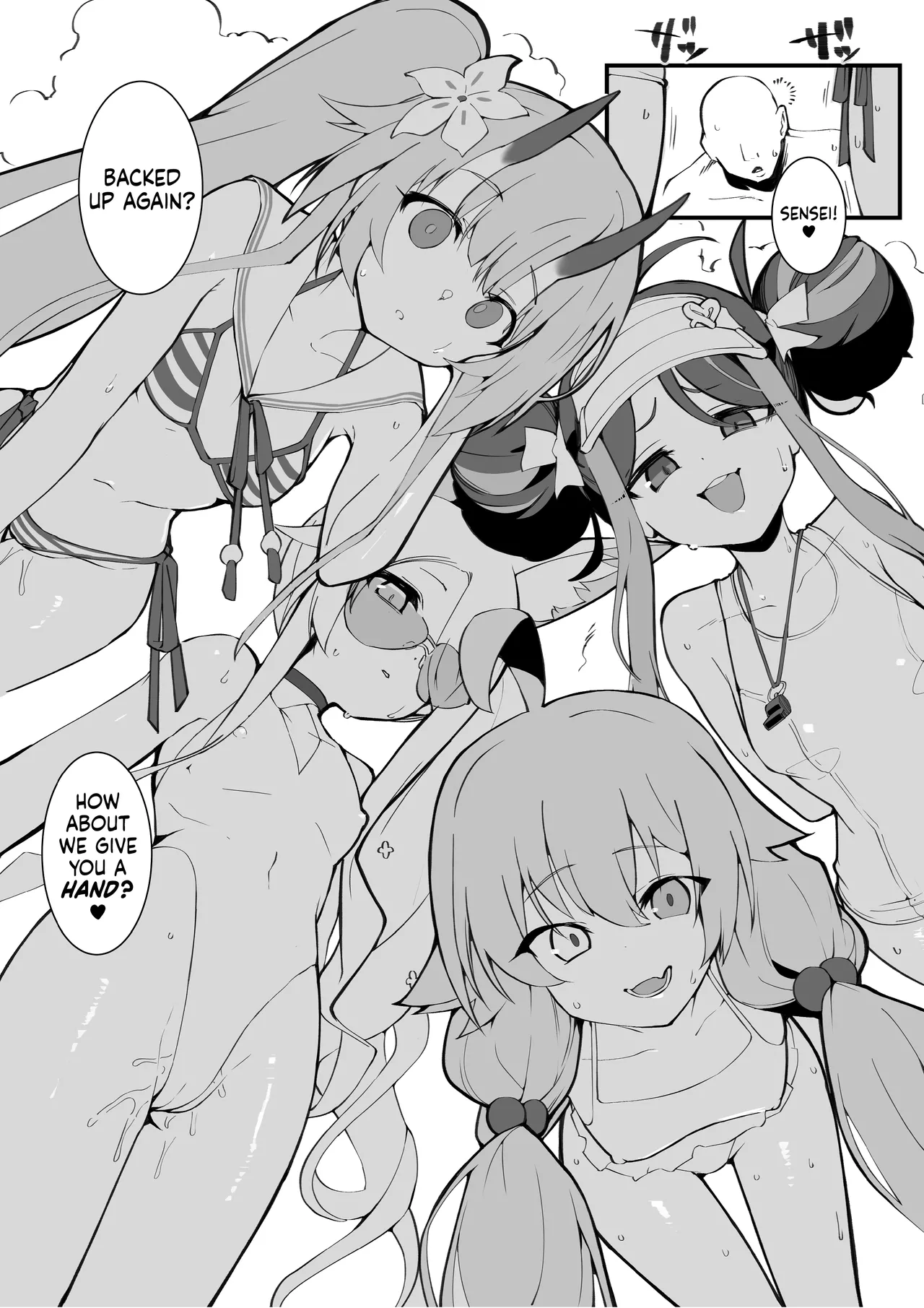 [Armadillo (Renji, Daiji)]Tamari ni Tamatta Seiyoku Uketomemasu Sensei no Koto ga Daisukidakara... Seishori Schedule Go-Youi Shimashita 4 ー I’ll Handle Your Pent-Up Lust! Sensei! We Really Love You, So... We’ve Come Up With A Way To... Relieve You❤ 4(Blue Archive) [English] [head empty] [Digital] Page 28