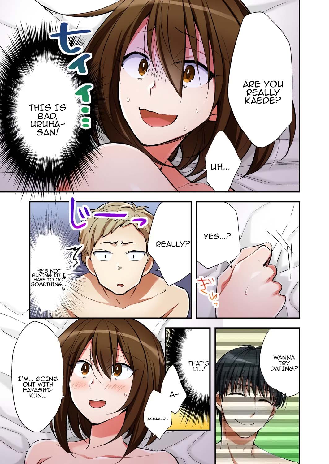 [Minamino Hazuki]Fuuzokujou to Boku no Karada ga Irekawatta node Sex Shite mita 6 | My body was swapped with a prostitute's, so I tried having sex 6[English] [Tenuous Scans] Page 3