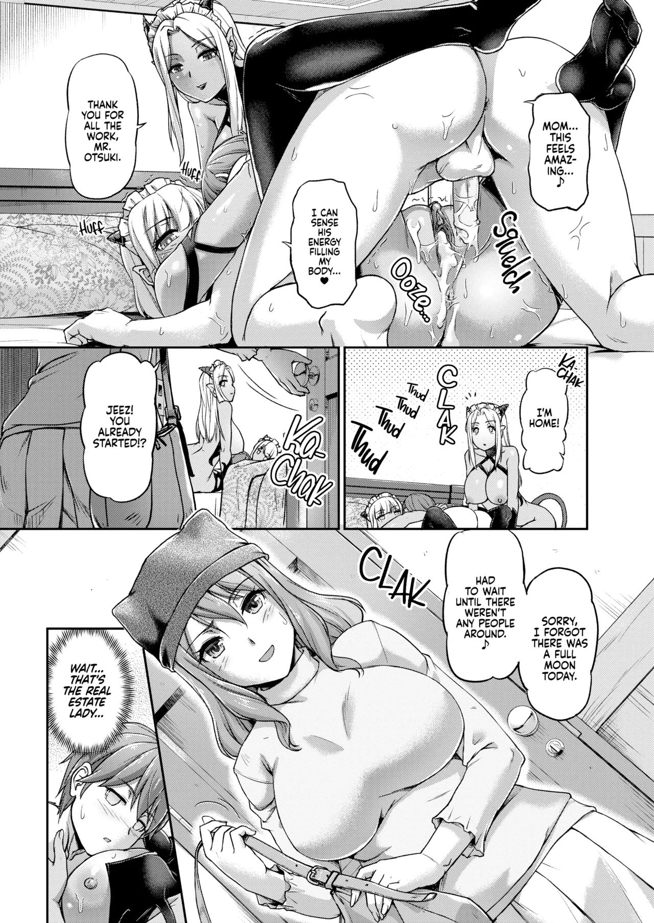 [Urase Shioji]Youjokan no Nichijou |  Daily Life at the Monster Girl Manor[English] {Full Moon} [Decensored] [Digital] Page 28