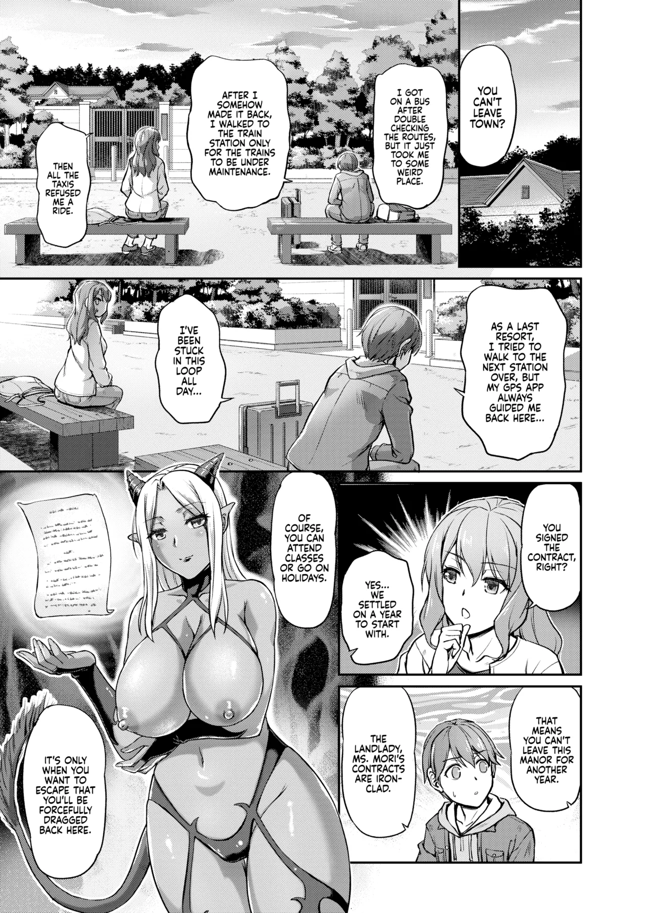 [Urase Shioji]Youjokan no Nichijou |  Daily Life at the Monster Girl Manor[English] {Full Moon} [Decensored] [Digital] Page 34