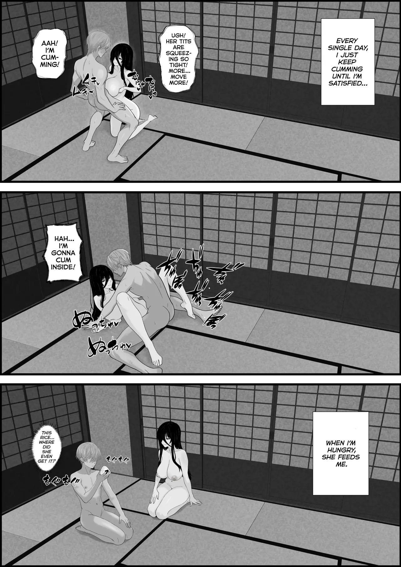 [Seijin 14-sai (Sankaku Noel)]Su Kuu Ai ~ Mugon Muhyoujou Bakunyuu Kyojiri no Yuurei Niji ~Itto Mitsume Rarenagara pisuton-goto ni Zetchou Saserare-kotsu no Zui made Aisa Reru Hanashi[English] [MuraMura] Page 30