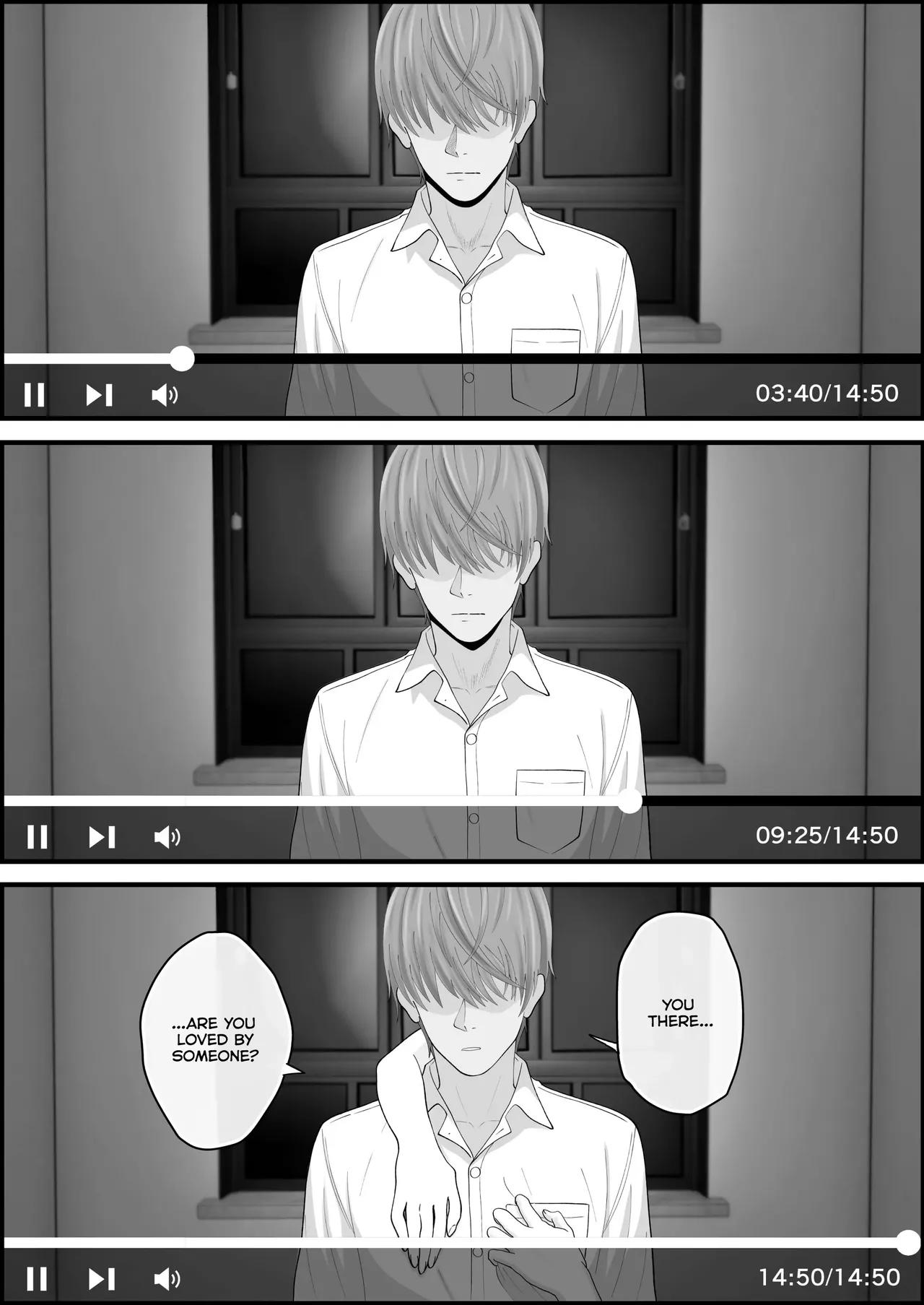 [Seijin 14-sai (Sankaku Noel)]Su Kuu Ai ~ Mugon Muhyoujou Bakunyuu Kyojiri no Yuurei Niji ~Itto Mitsume Rarenagara pisuton-goto ni Zetchou Saserare-kotsu no Zui made Aisa Reru Hanashi[English] [MuraMura] Page 43