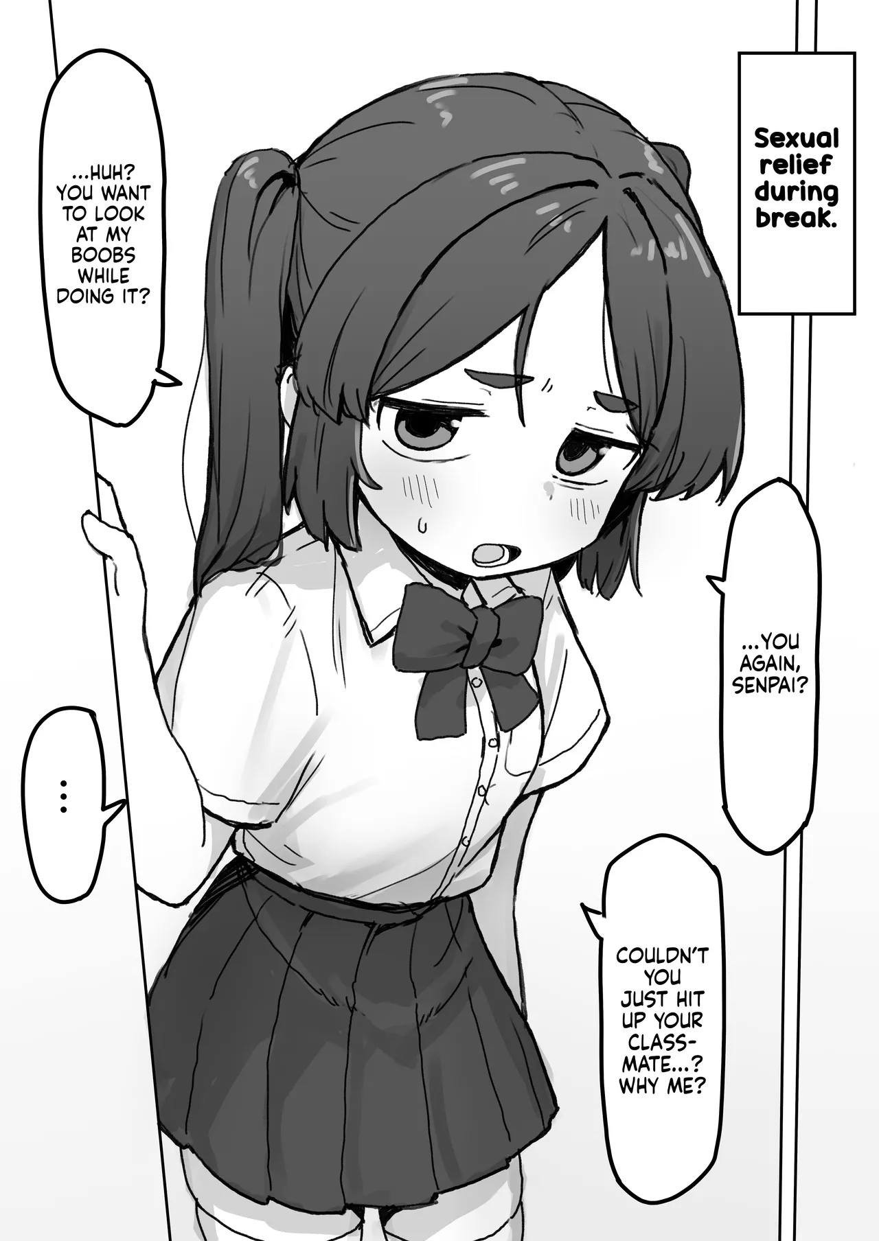[Dobepopon]○Shori Gakari-chan | Sexual Relief-chan[English] [NudeSalad] Page 6