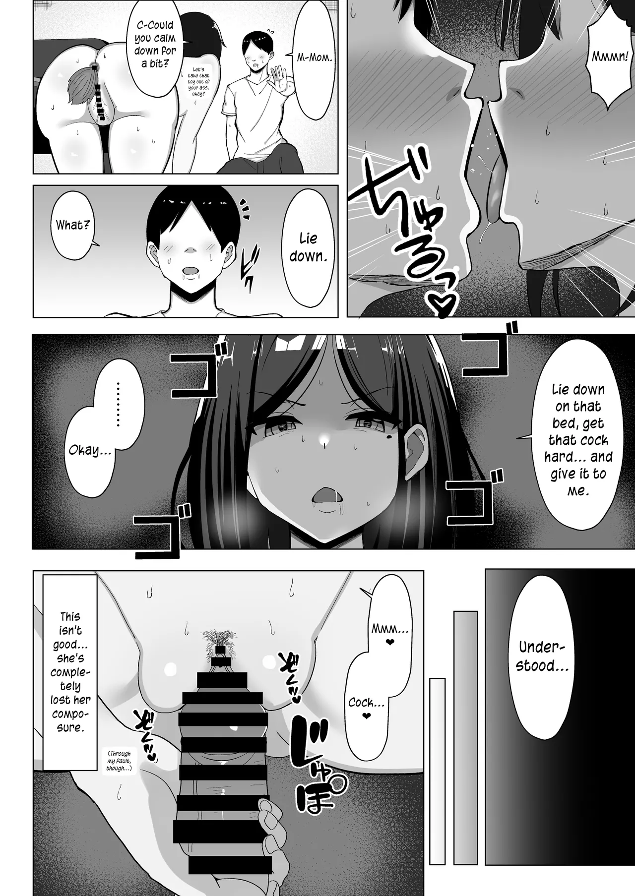 [Mustard Teikoku (Europia)]Kaa-chan to Sex Shinai to Derarenai Heya 2 ~Kuchiurusai Haha to Hankouki no Ore~  | Trapped in a room until we've had enough sex, part 2 ~My annoying mother and me, in my rebellious phase~[English] [joobuspaidatr] Page 29