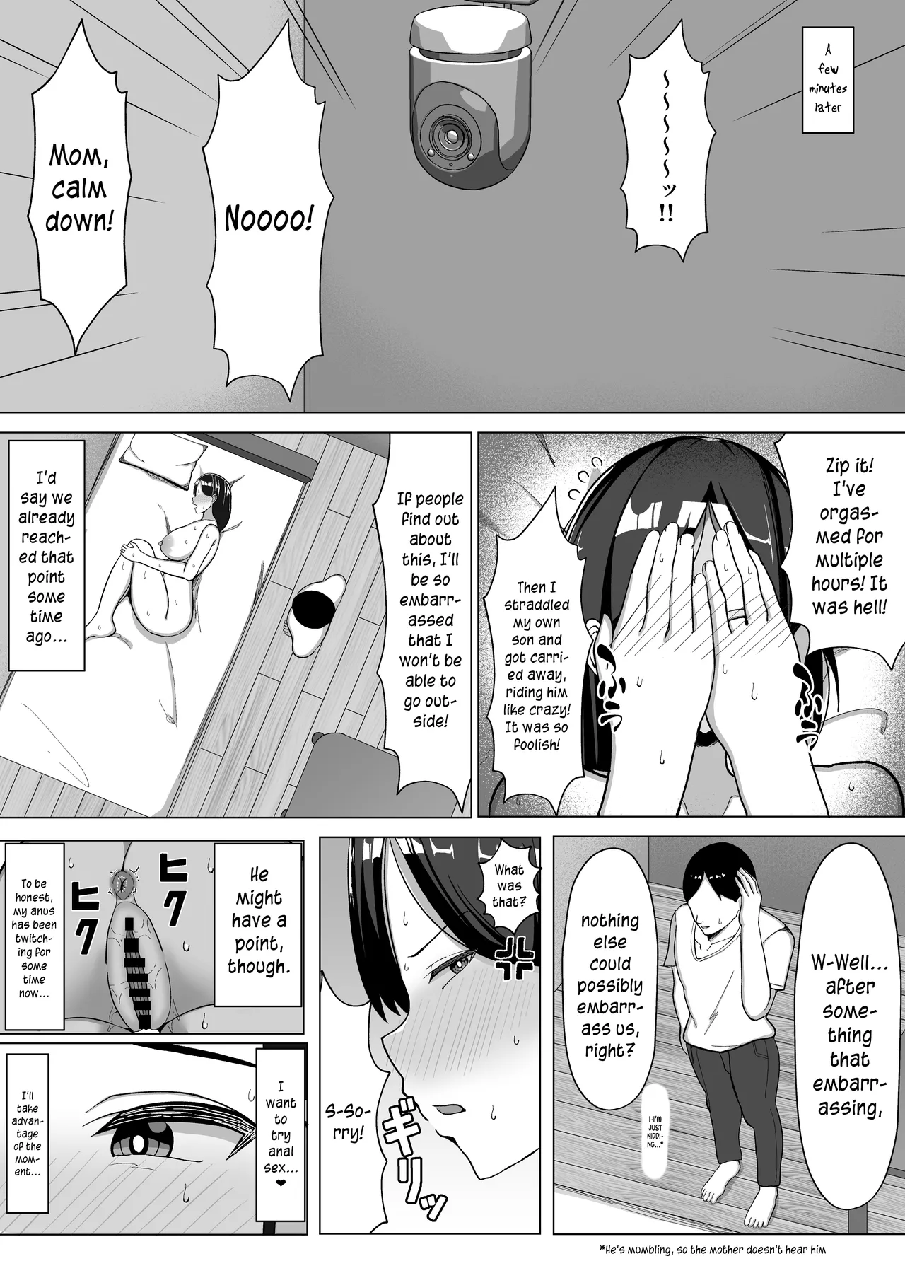 [Mustard Teikoku (Europia)]Kaa-chan to Sex Shinai to Derarenai Heya 2 ~Kuchiurusai Haha to Hankouki no Ore~  | Trapped in a room until we've had enough sex, part 2 ~My annoying mother and me, in my rebellious phase~[English] [joobuspaidatr] Page 33