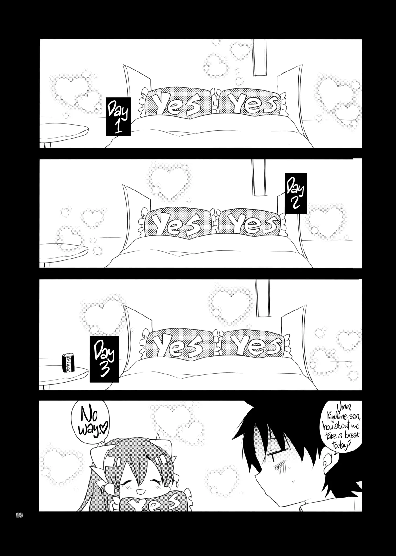(COMIC1☆12) [Mamedaifukuya (Mameko)]Ichinichi Gentei Niizuma Kiyohime-chan | One-Day Limited Newlywed Kiyohime-chan(Fate/Grand Order) [English] [Black Grimoires] Page 22