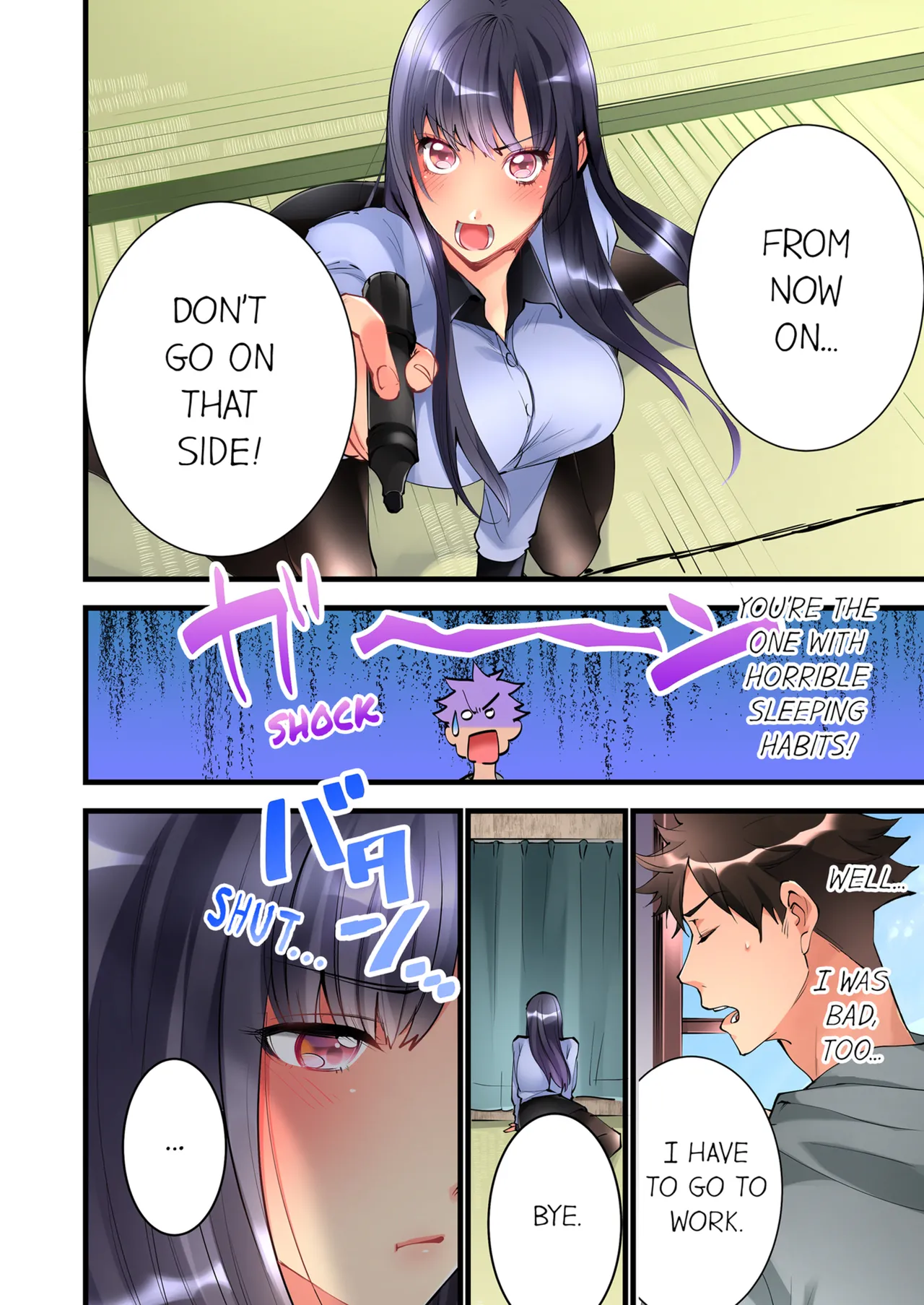 [Hatokonro]Onnanoko ga Ochita Saki wa, Ore no Musuko no Sakippo deshita | What She Fell On Was the Tip of My Dick Vol. 1[English] [Decensored] [Ongoing] Page 34