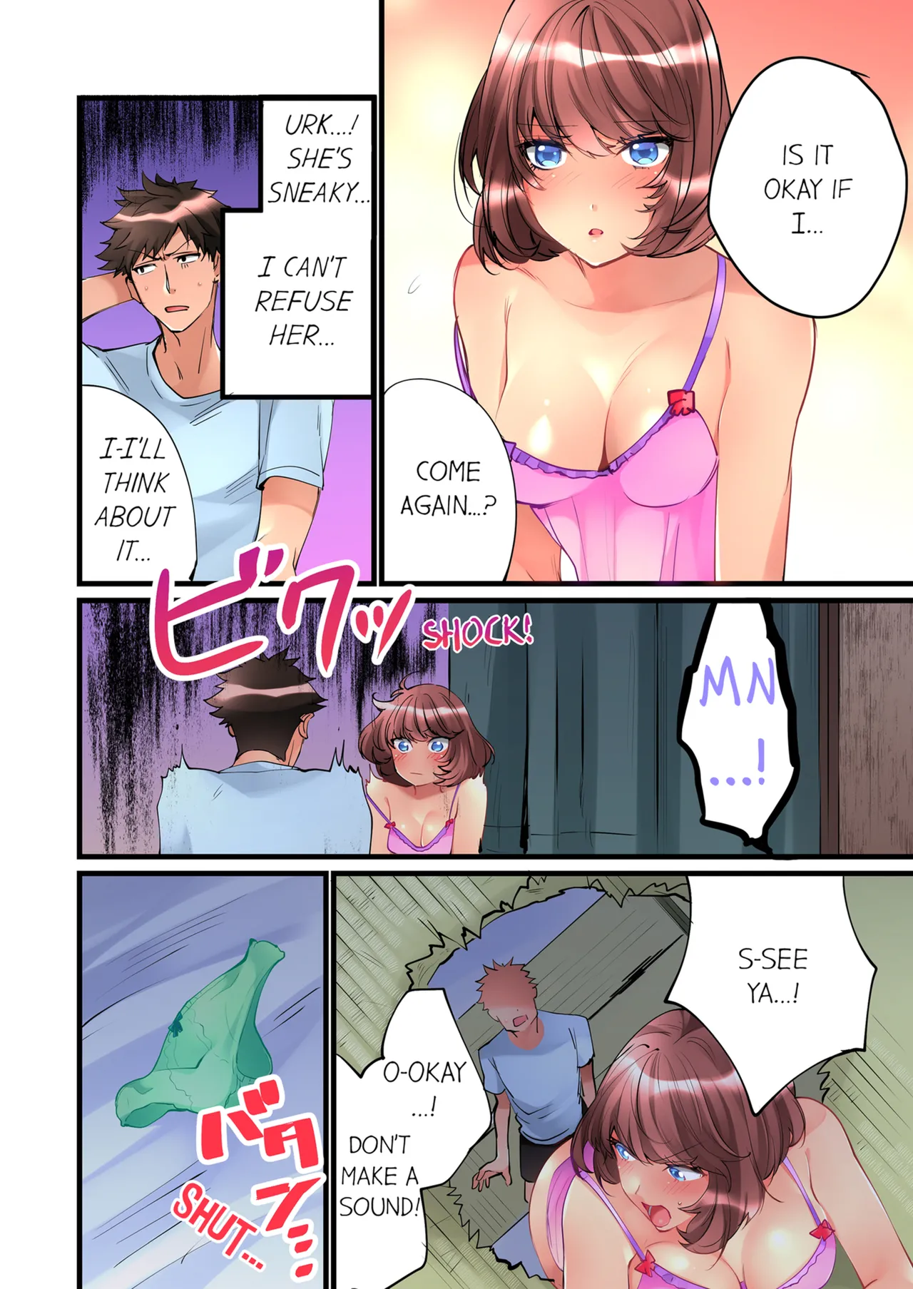 [Hatokonro]Onnanoko ga Ochita Saki wa, Ore no Musuko no Sakippo deshita | What She Fell On Was the Tip of My Dick Vol. 1[English] [Decensored] [Ongoing] Page 46