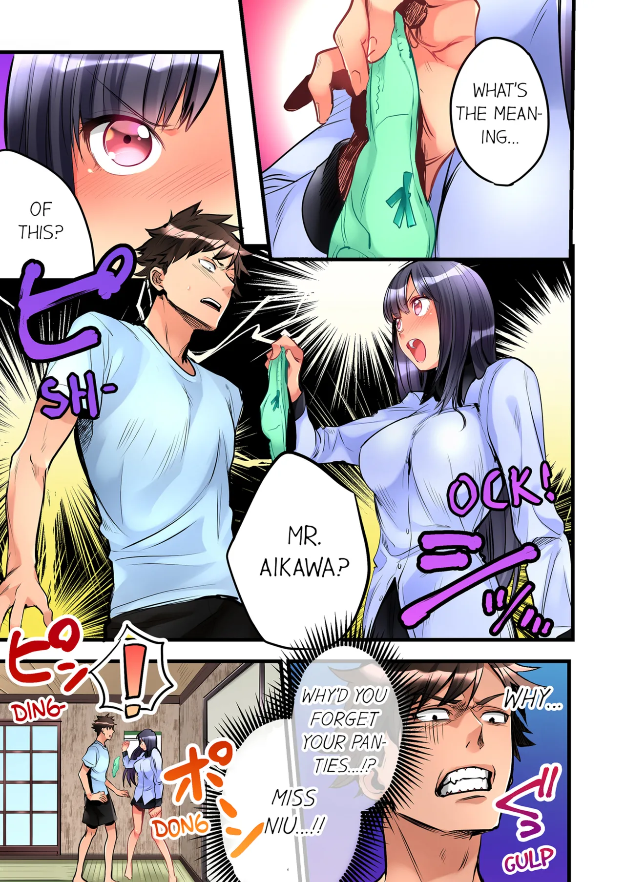 [Hatokonro]Onnanoko ga Ochita Saki wa, Ore no Musuko no Sakippo deshita | What She Fell On Was the Tip of My Dick Vol. 1[English] [Decensored] [Ongoing] Page 51