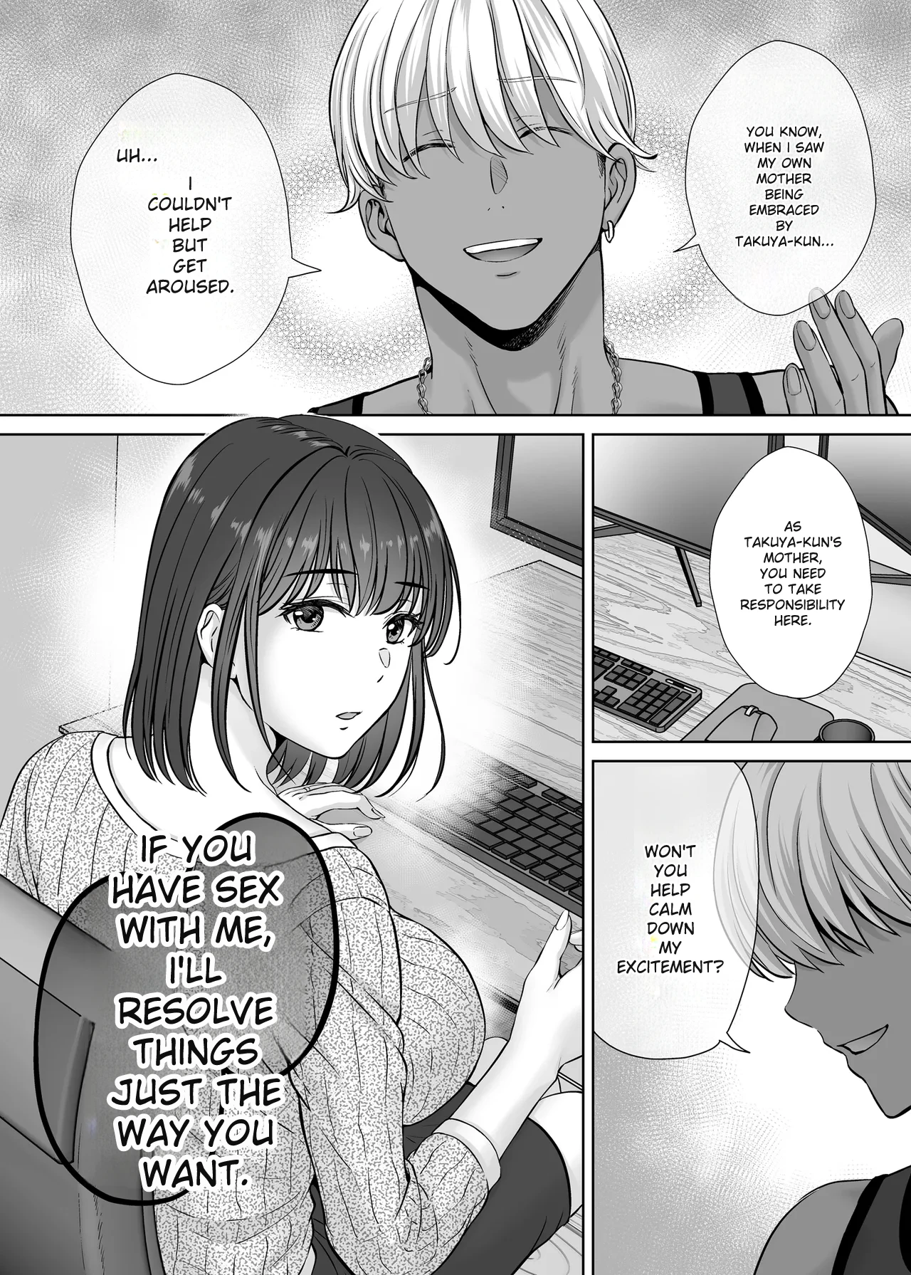 [Melon no Hoshiboshi (Hoshiduki Melon)]Haha Swapping 1 Zenpen | Mother Swapping 1: Part 1[English] [Digital] [Digital] Page 50