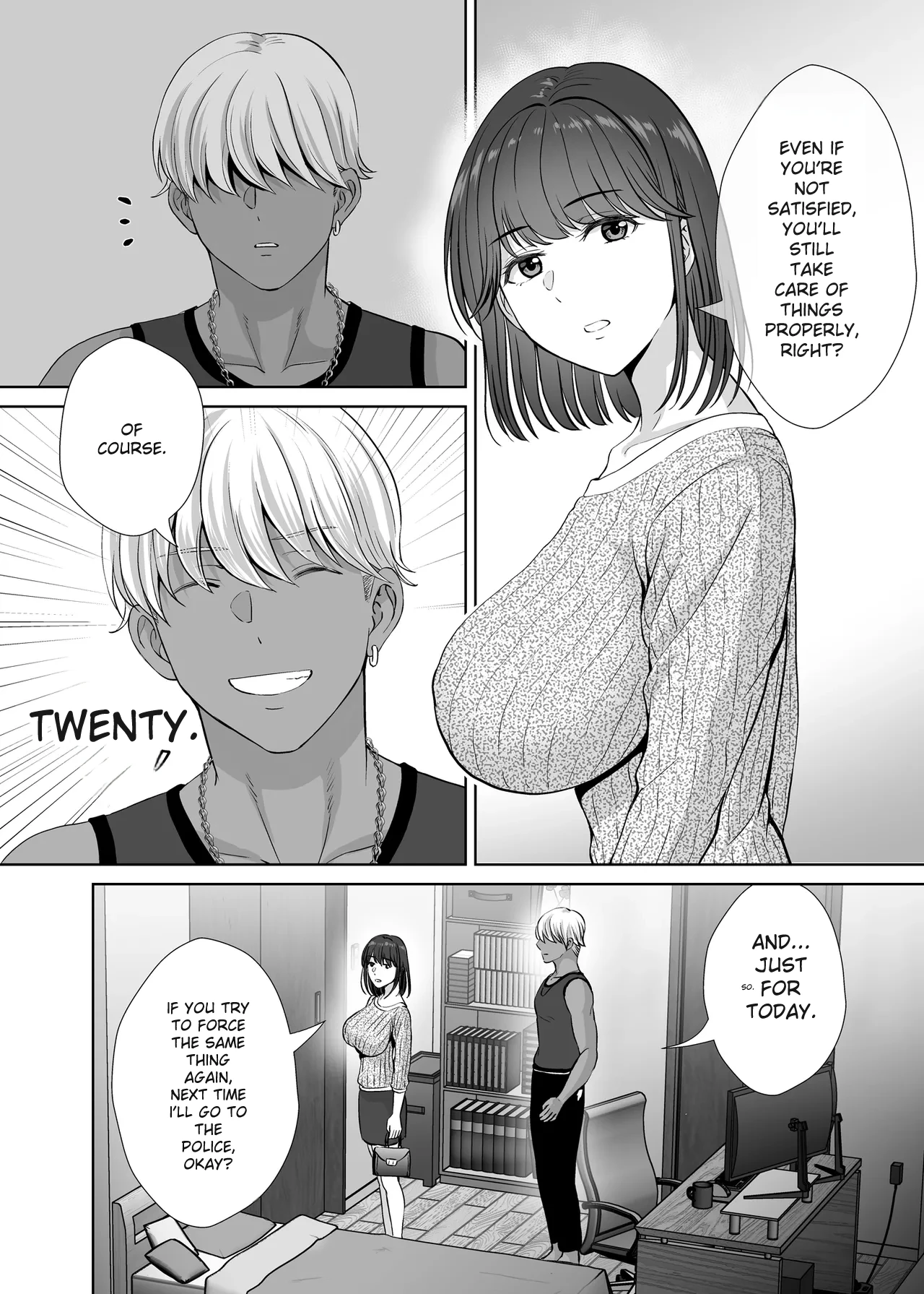 [Melon no Hoshiboshi (Hoshiduki Melon)]Haha Swapping 1 Zenpen | Mother Swapping 1: Part 1[English] [Digital] [Digital] Page 54