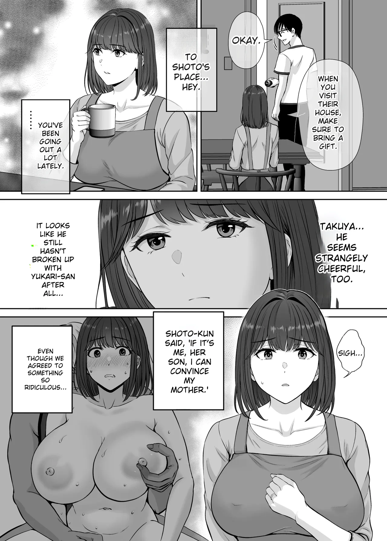 [Melon no Hoshiboshi (Hoshiduki Melon)]Haha Swapping 2 | Mother Swapping 2[English] [Digital] Page 49