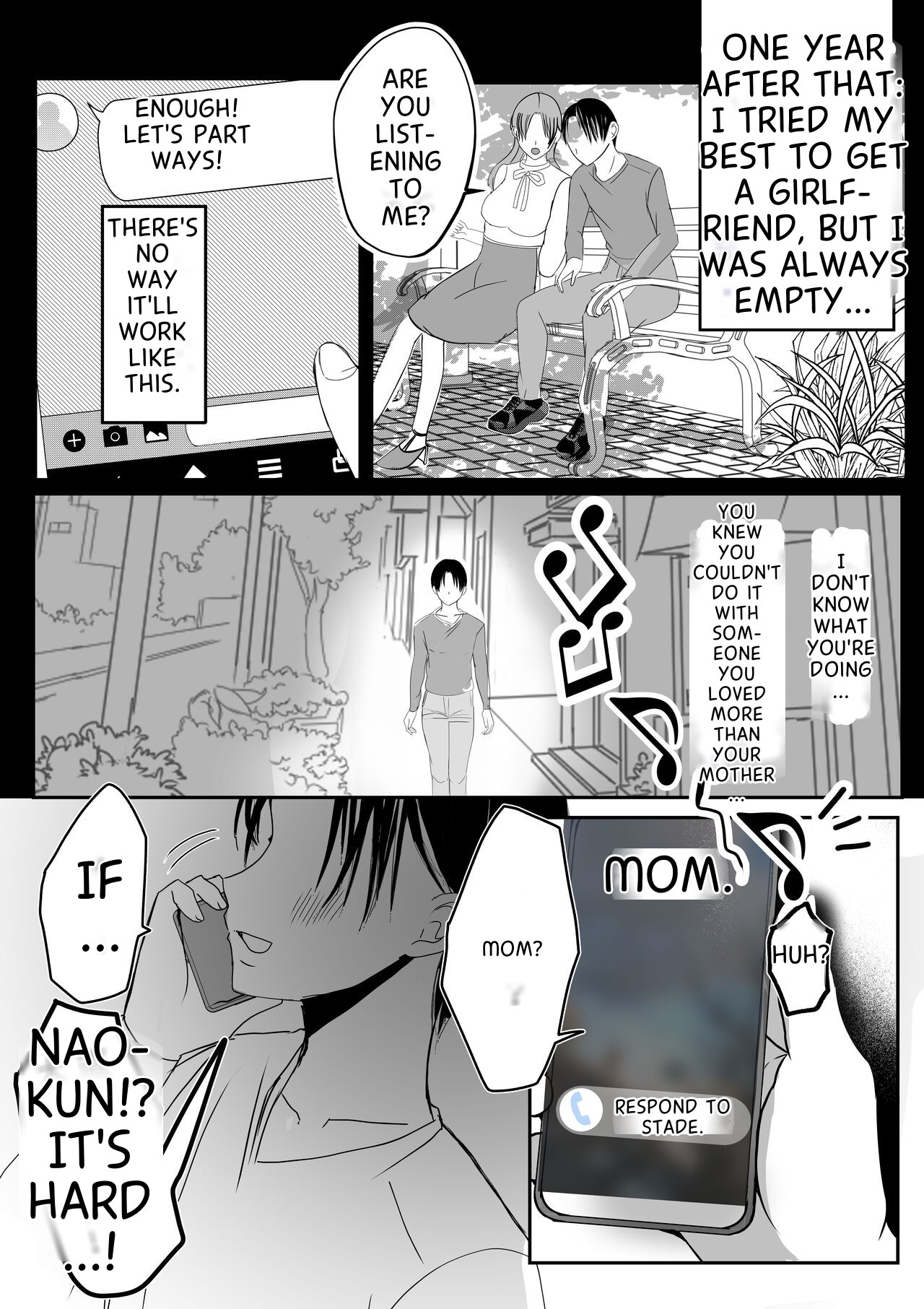[Yamamoto Mugi]Soshite Kaa-san wa Ore no Ko o Haramu Bonyuu Kaa-san no Naka ni Modoritai Kanketsuhen Page 12