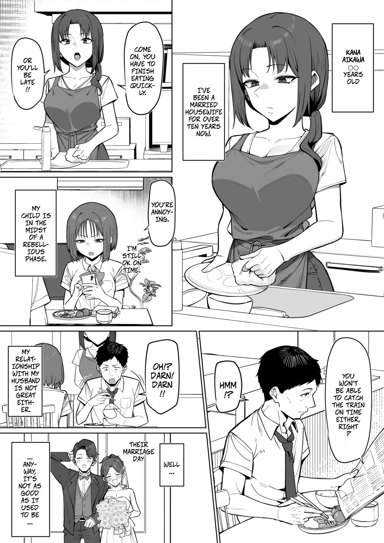 [MM]With The Housewife At My Part-Time Job 1-2 -- Baito saki no hitozuma to Page 10