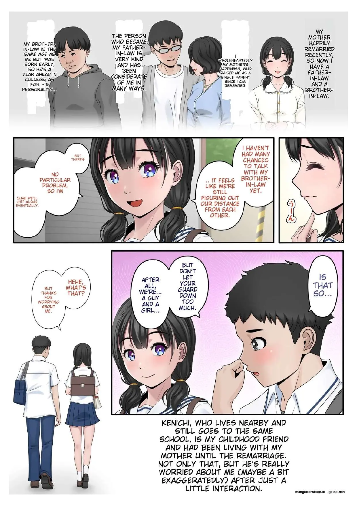 [Yokoshima]Kanojo no Bad Luck ~Oya no Saikon, Dekita Gikei wa Seijuu Datta~[English] Page 5