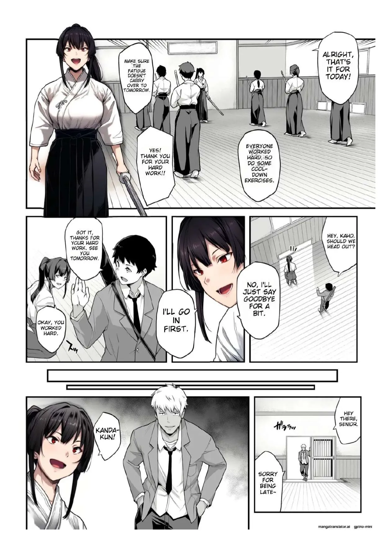 [Kaedeko、yozo]Kendoubu Shushou de Osananajimi no Bijin de Tsuyoi Boku no Kanojo ga, Charao ni Assari Otosareru Wake ga Nai[Ongoing] [English] Page 14