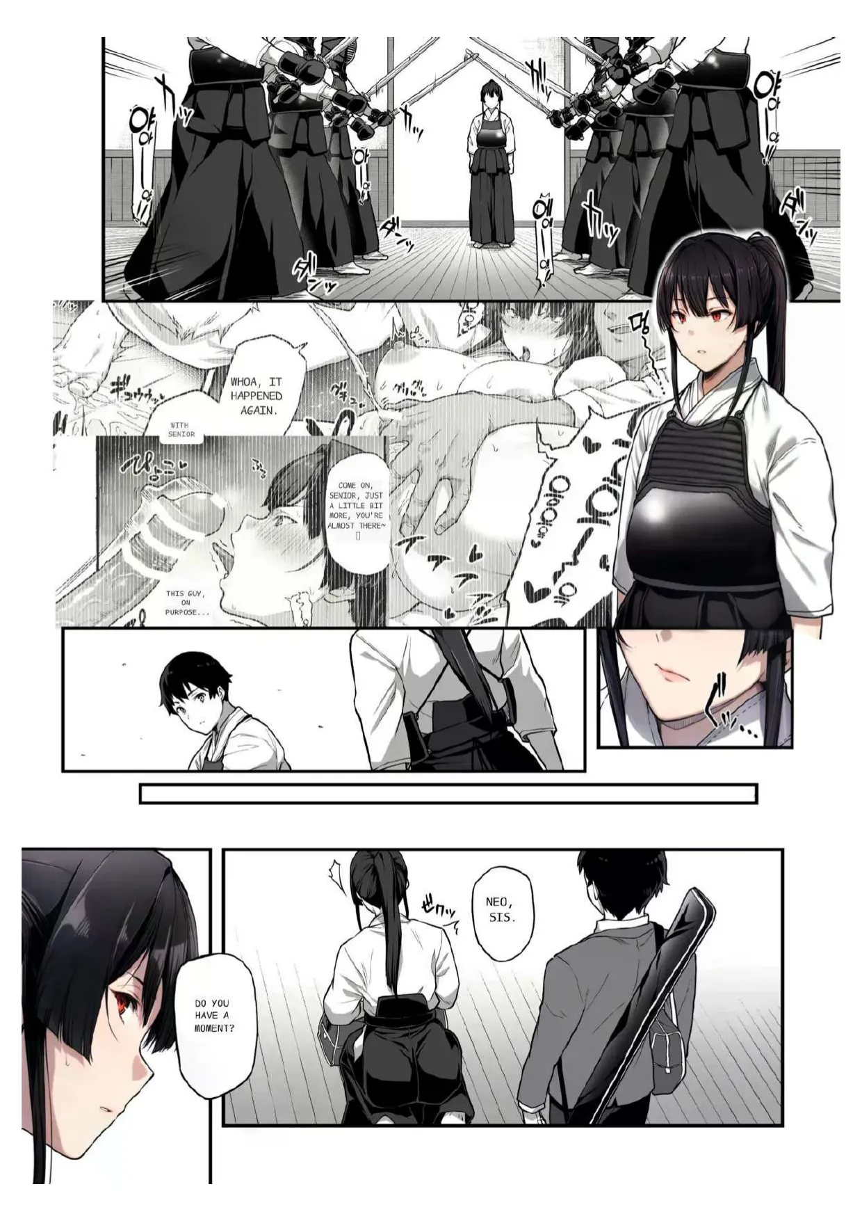 [Kaedeko、yozo]Kendoubu Shushou de Osananajimi no Bijin de Tsuyoi Boku no Kanojo ga, Charao ni Assari Otosareru Wake ga Nai[Ongoing] [English] Page 28