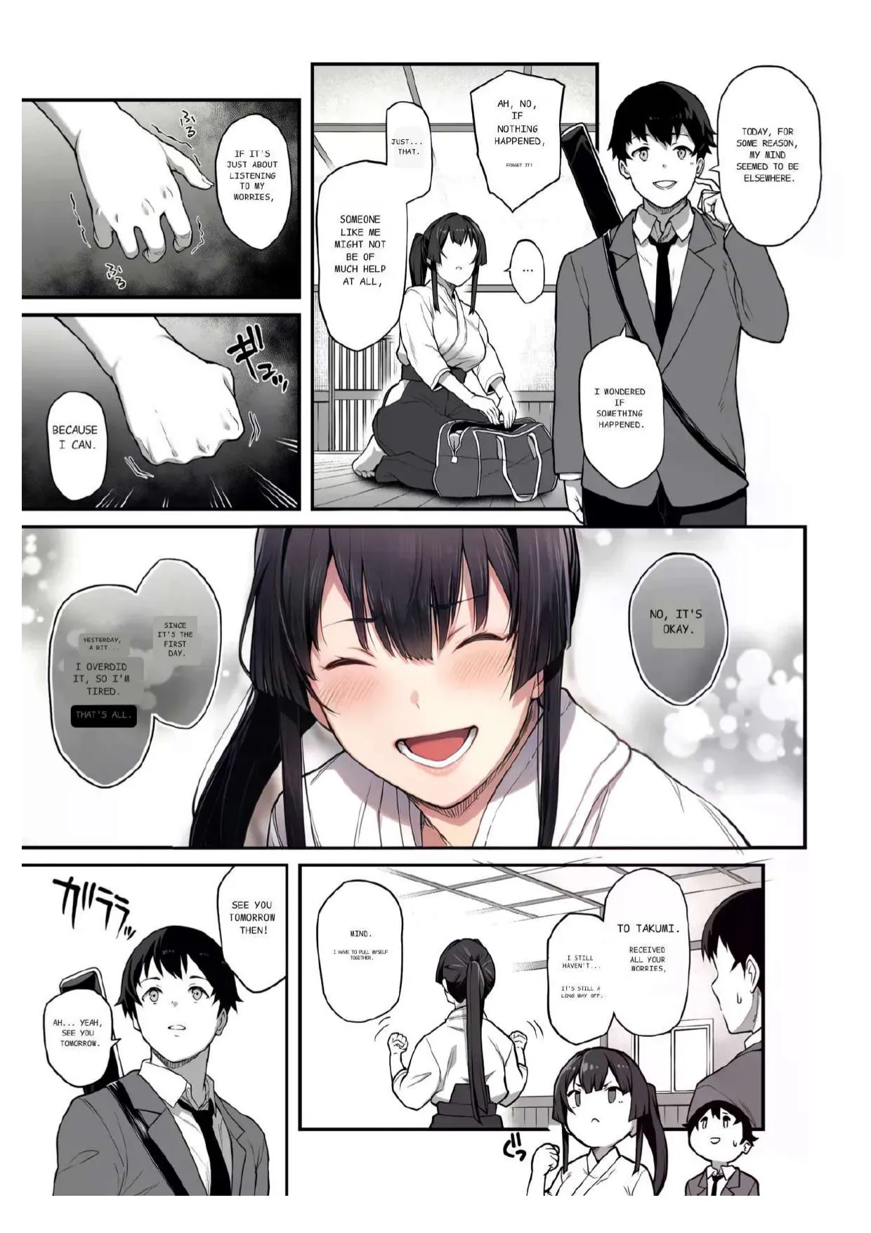 [Kaedeko、yozo]Kendoubu Shushou de Osananajimi no Bijin de Tsuyoi Boku no Kanojo ga, Charao ni Assari Otosareru Wake ga Nai[Ongoing] [English] Page 29