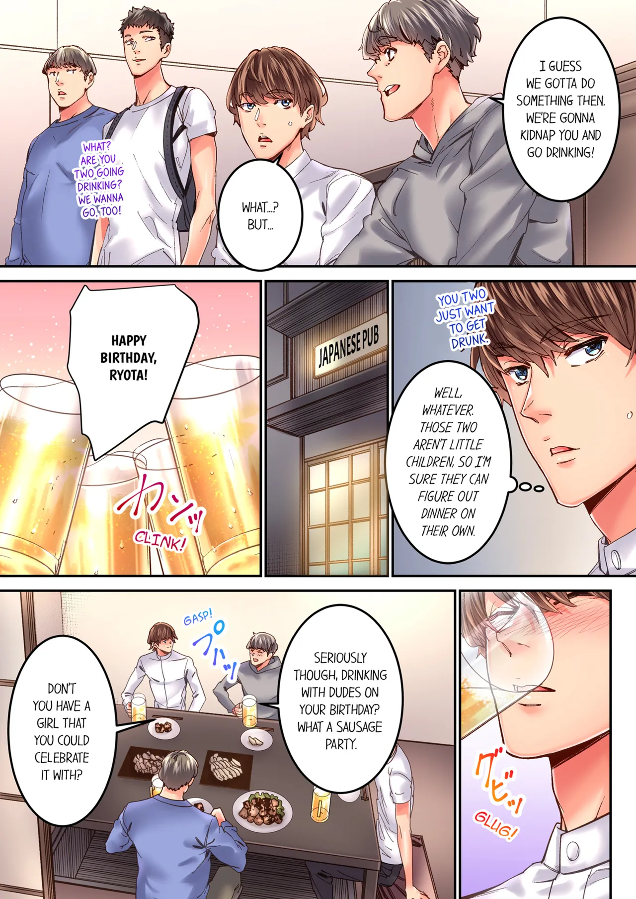 [Ouma]"1 Funkan Dake Rete mo īyo … " Shea Hausu no Himitsu Rūru | The Share House's Secret Rule Vol. 1-3[English] [Decensored] [Ongoing] Page 199