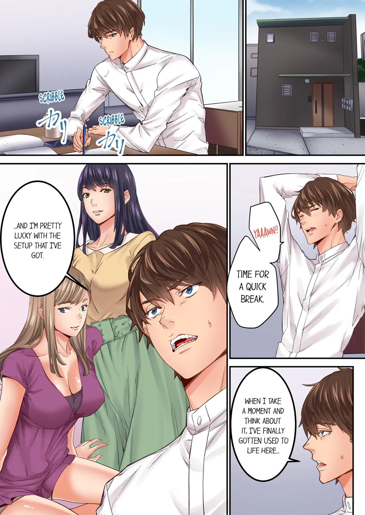 [Ouma]"1 Funkan Dake Rete mo īyo … " Shea Hausu no Himitsu Rūru | The Share House's Secret Rule Vol. 1-3[English] [Decensored] [Ongoing] Page 51