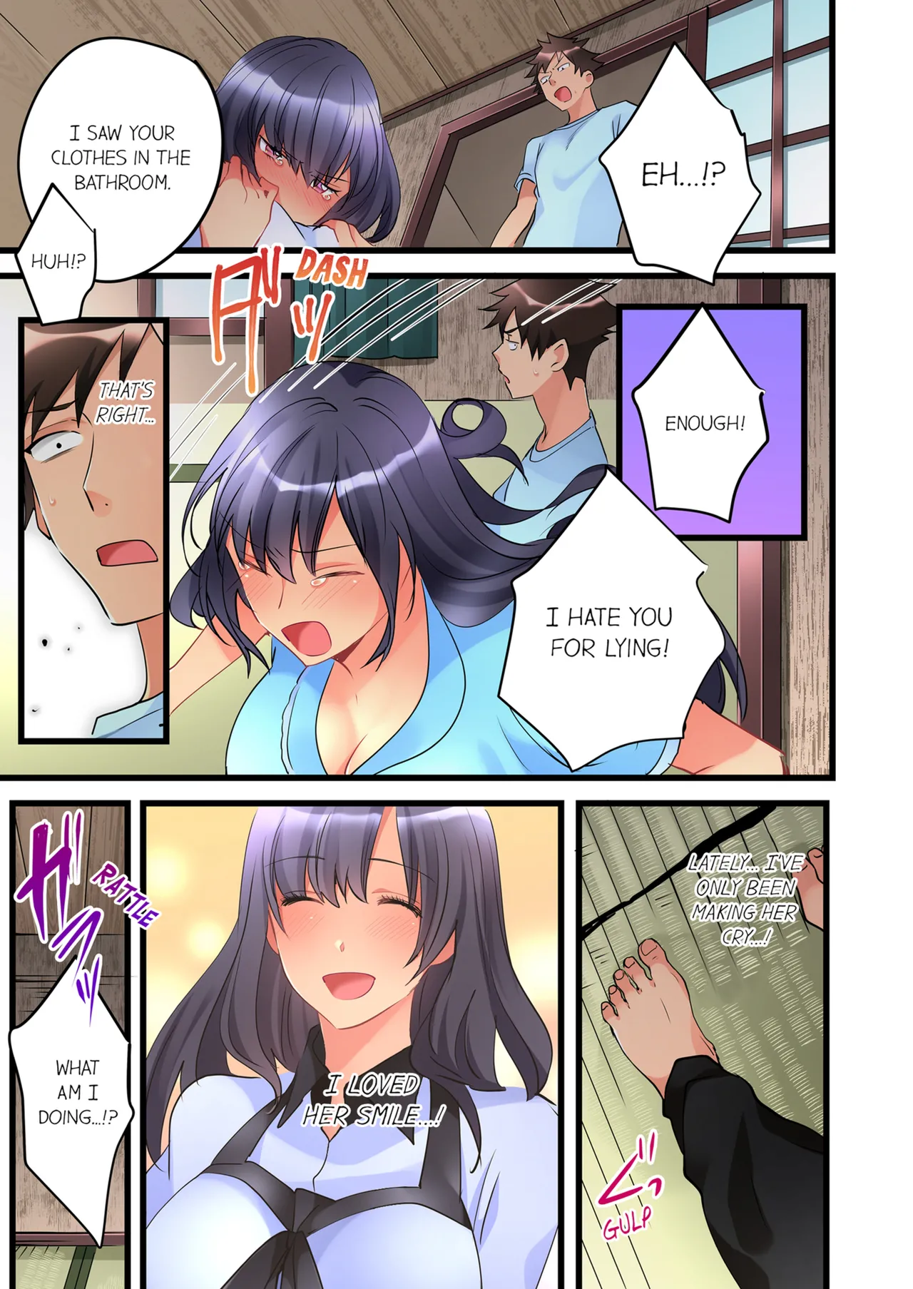[Hatokonro]Onnanoko ga Ochita Saki wa, Ore no Musuko no Sakippo deshita | What She Fell On Was the Tip of My Dick Vol. 1-3[English] [Decensored] [Ongoing] Page 120