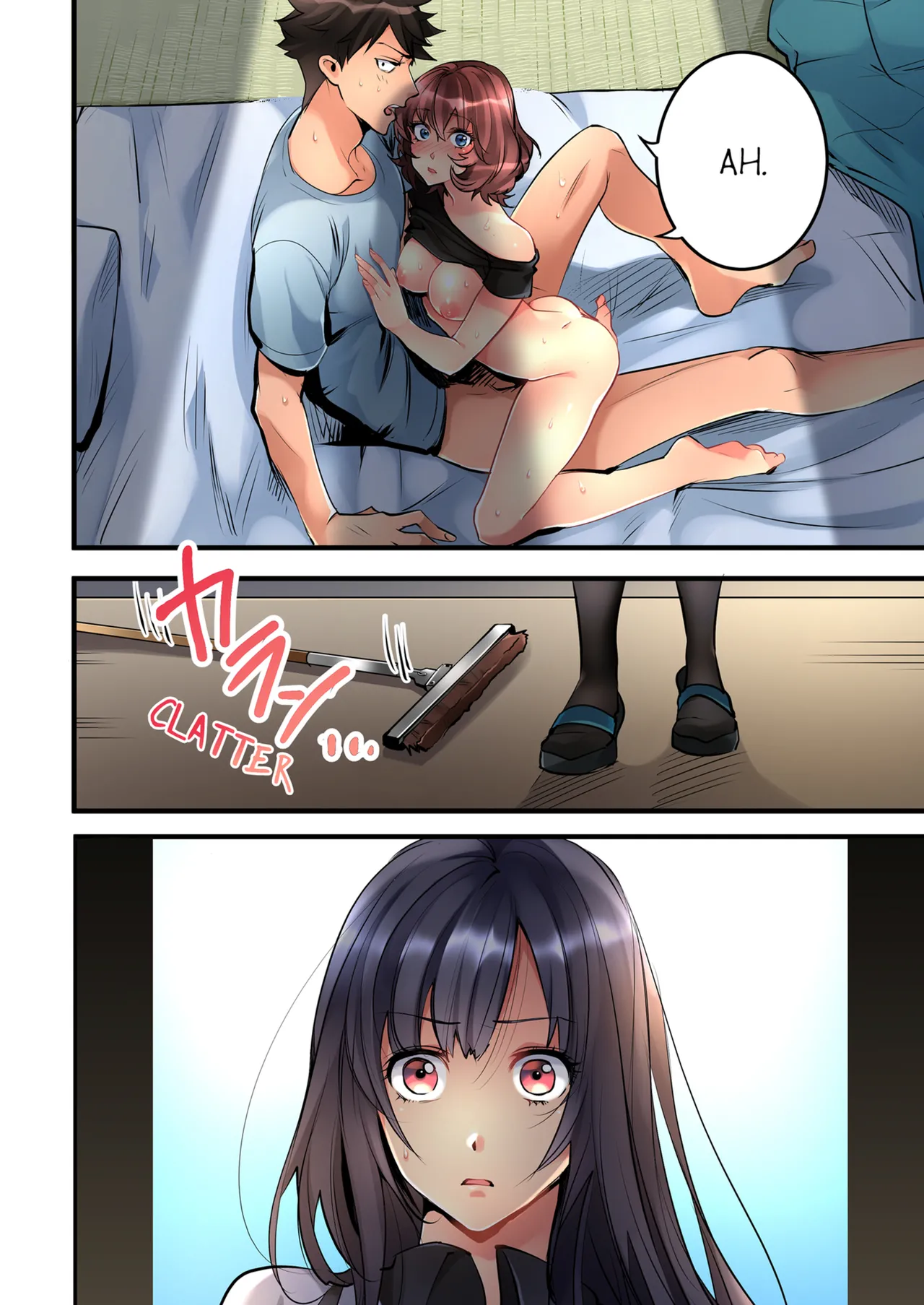 [Hatokonro]Onnanoko ga Ochita Saki wa, Ore no Musuko no Sakippo deshita | What She Fell On Was the Tip of My Dick Vol. 1-3[English] [Decensored] [Ongoing] Page 18
